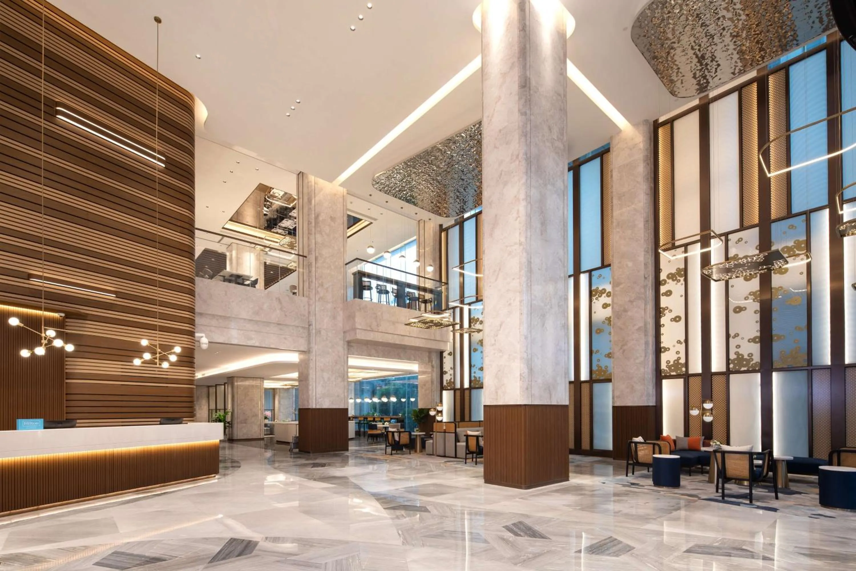 Lobby or reception in Hilton Garden Inn Beihai Jiafu