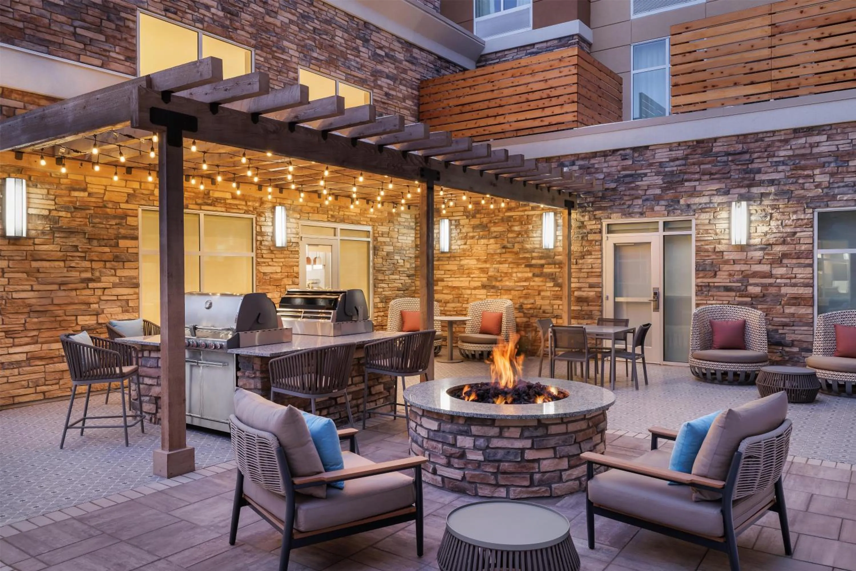 Patio in Homewood Suites By Hilton Thornton Denver
