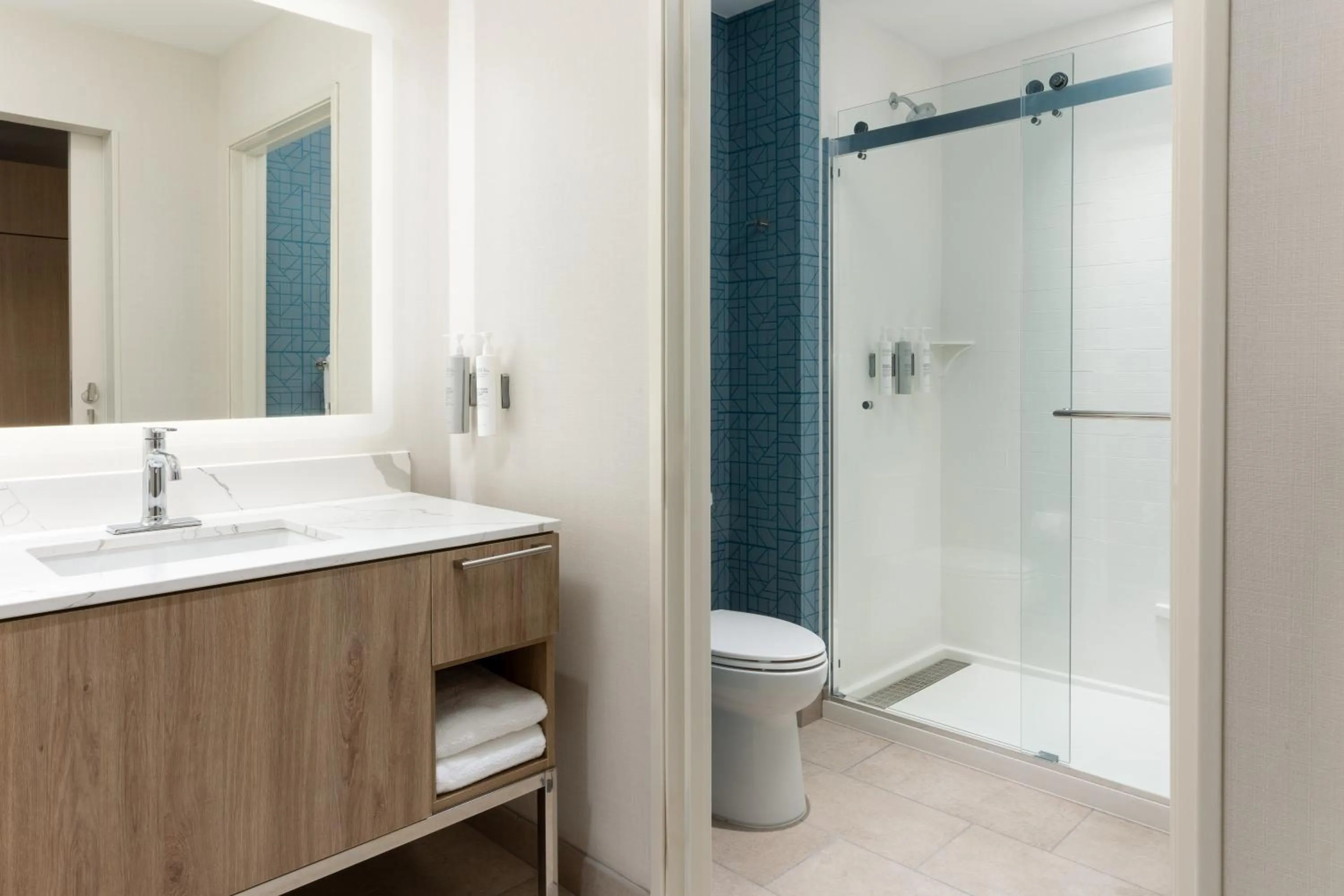 Bathroom in Homewood Suites by Hilton Cypress Orange County