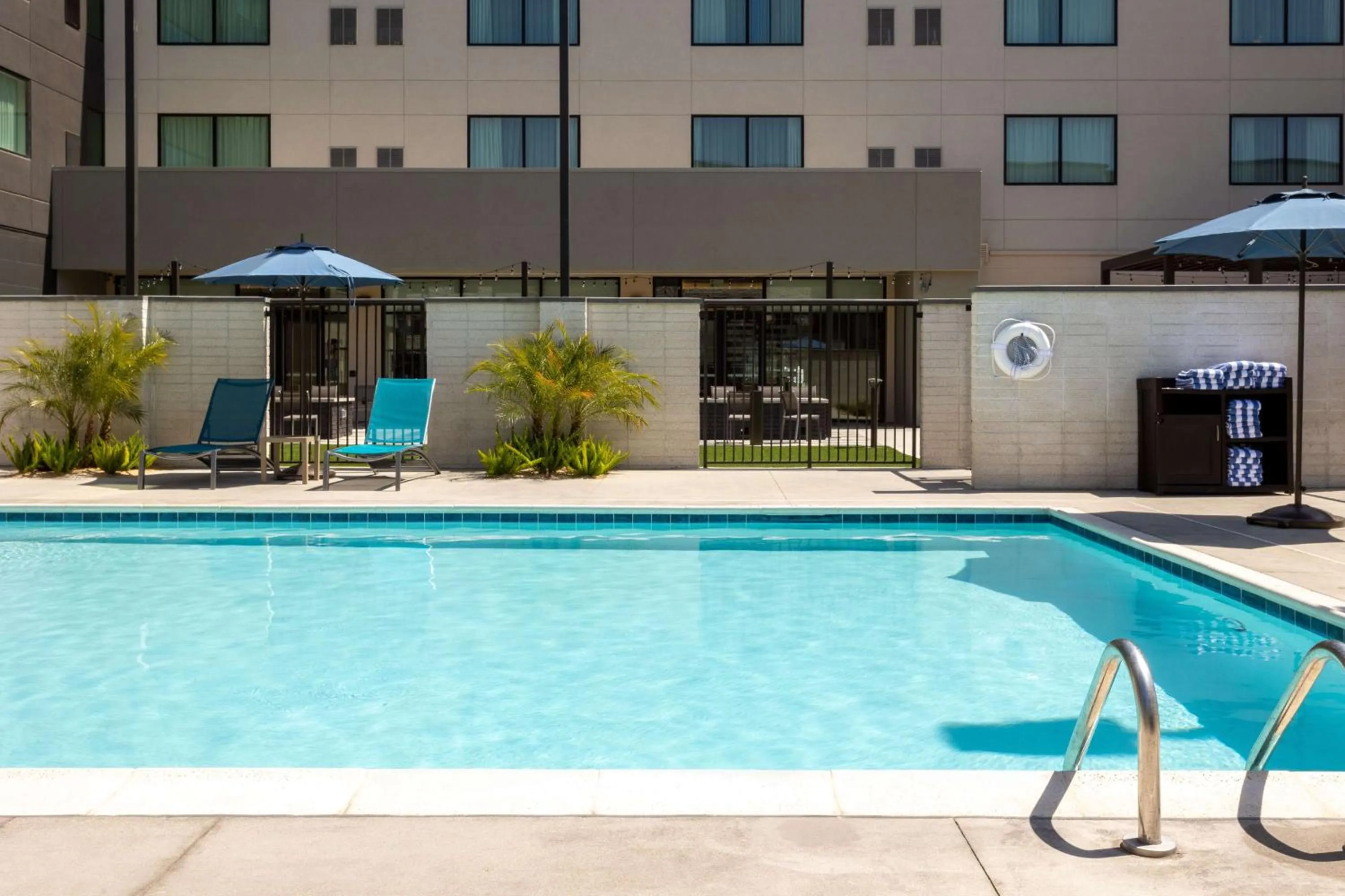 Pool view in Homewood Suites by Hilton Cypress Orange County