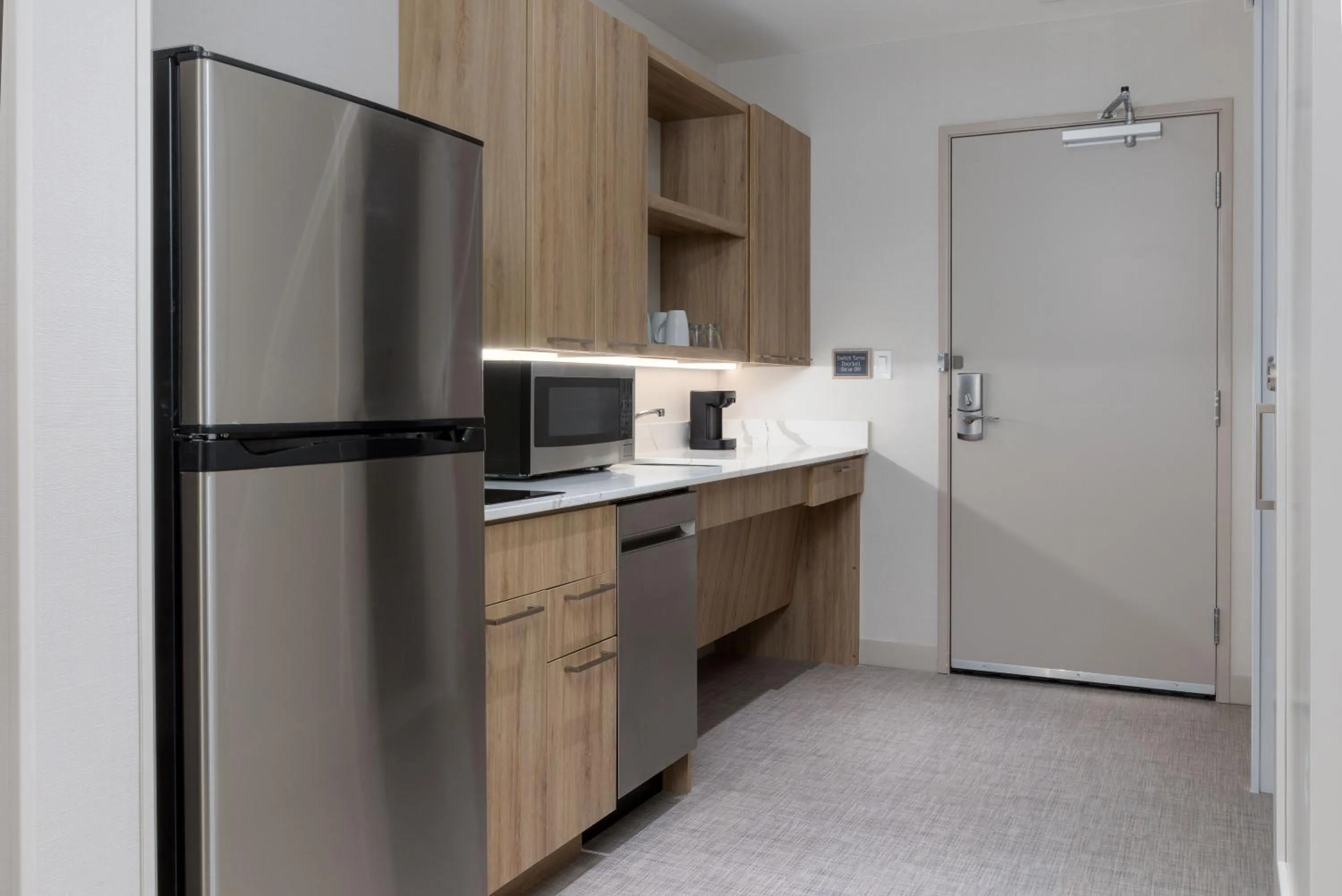 Kitchen or kitchenette in Homewood Suites by Hilton Cypress Orange County