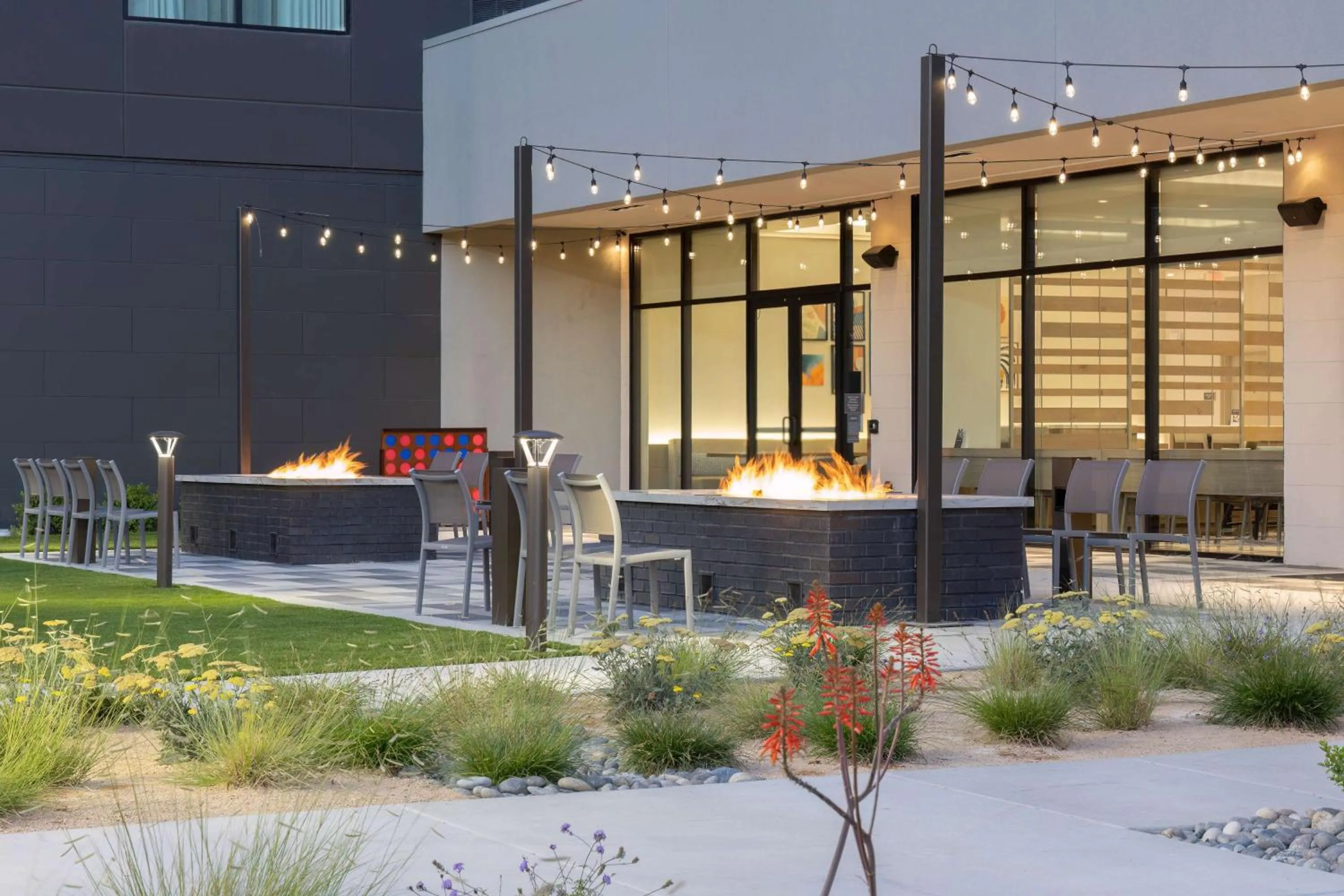 Patio in Homewood Suites by Hilton Cypress Orange County