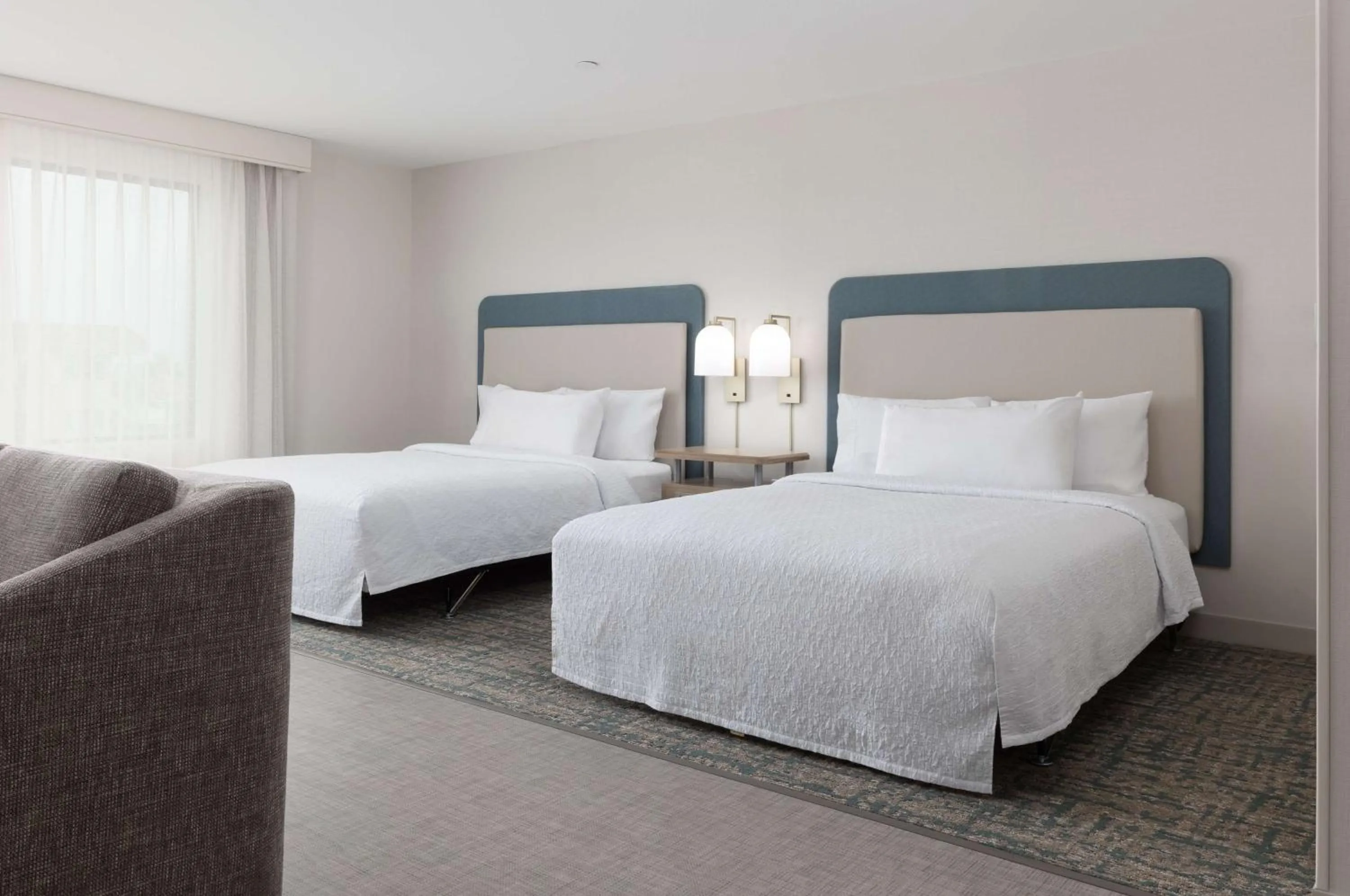 Bed in Homewood Suites by Hilton Cypress Orange County