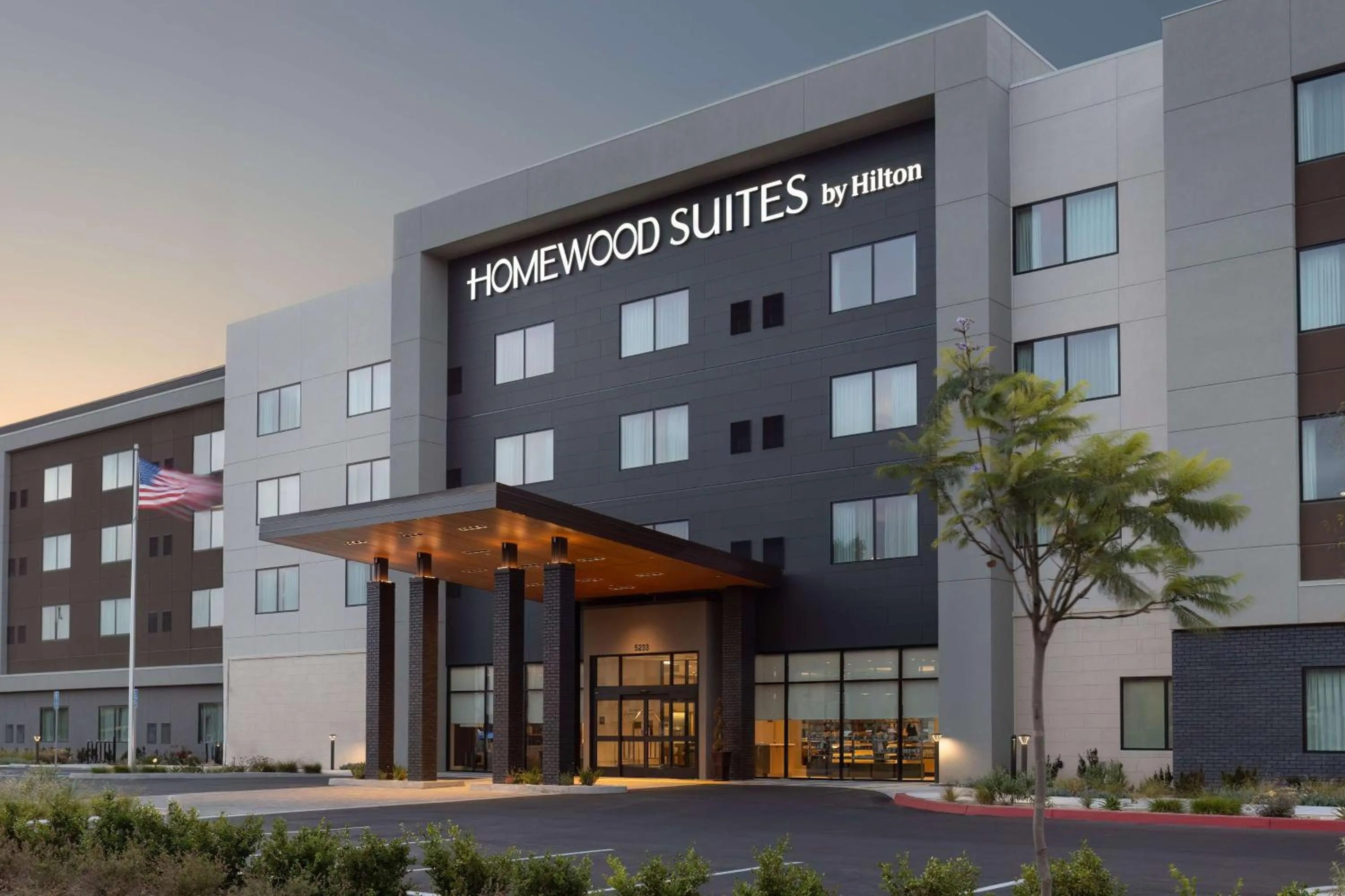 Property building in Homewood Suites by Hilton Cypress Orange County