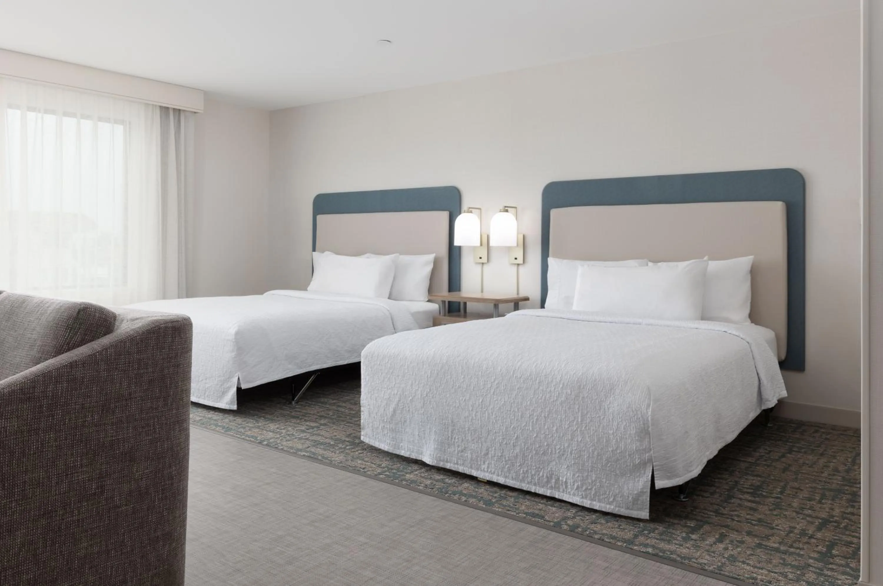 Bedroom, Bed in Homewood Suites by Hilton Cypress Orange County