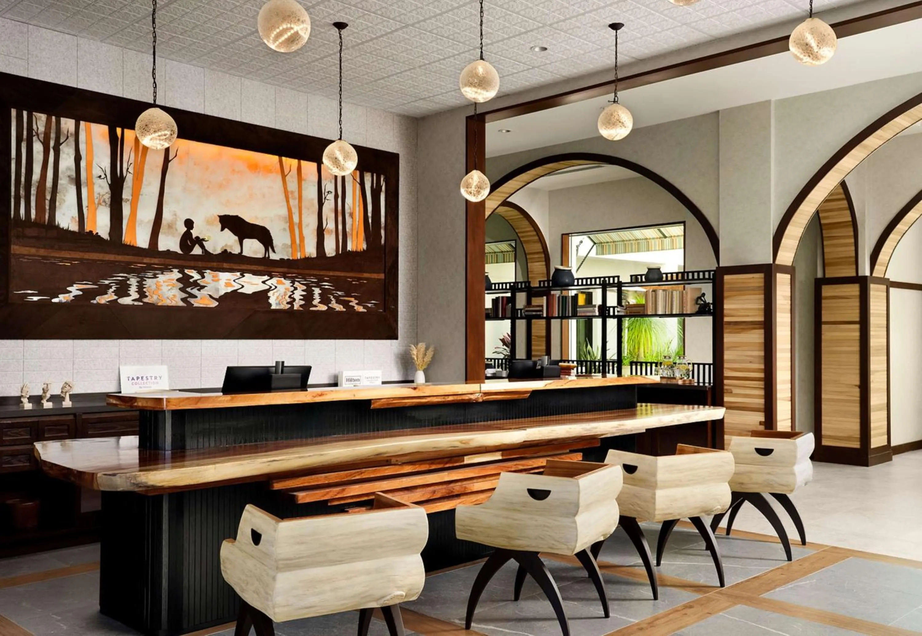 Lobby or reception in Sanctity Hotel Rancho Cucamonga, Tapestry Collection Hilton