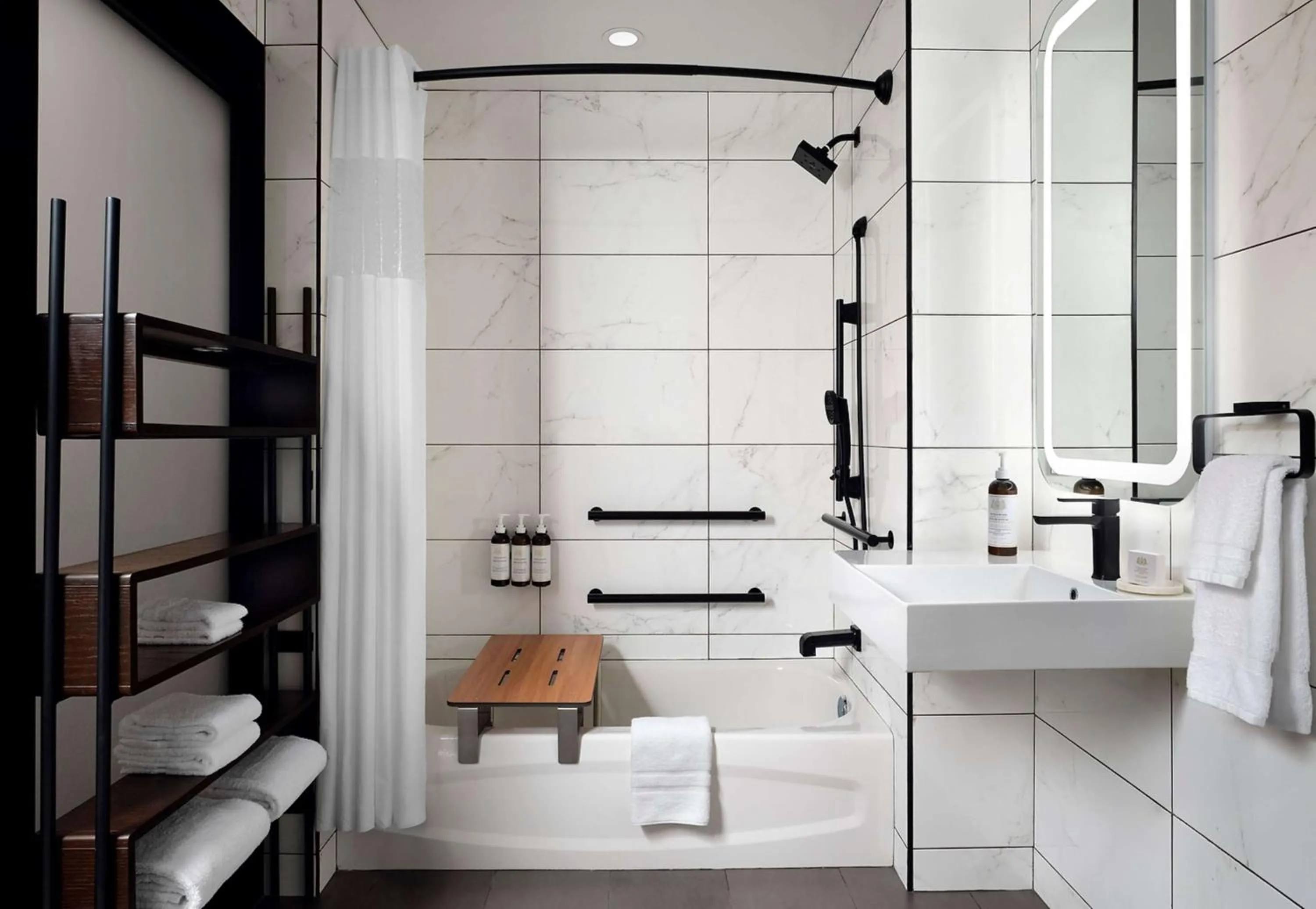 Bathroom in Sanctity Hotel Rancho Cucamonga, Tapestry Collection Hilton