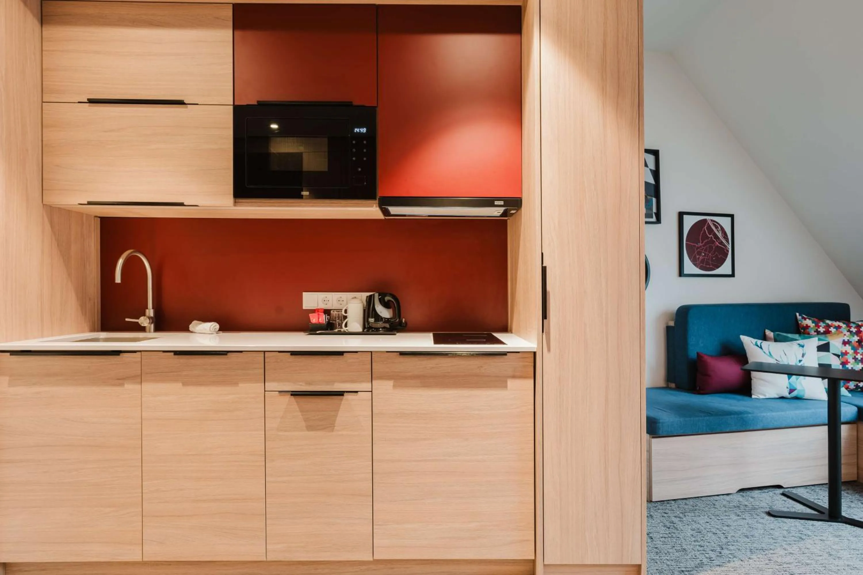 Kitchen or kitchenette in Hampton By Hilton Vienna City West