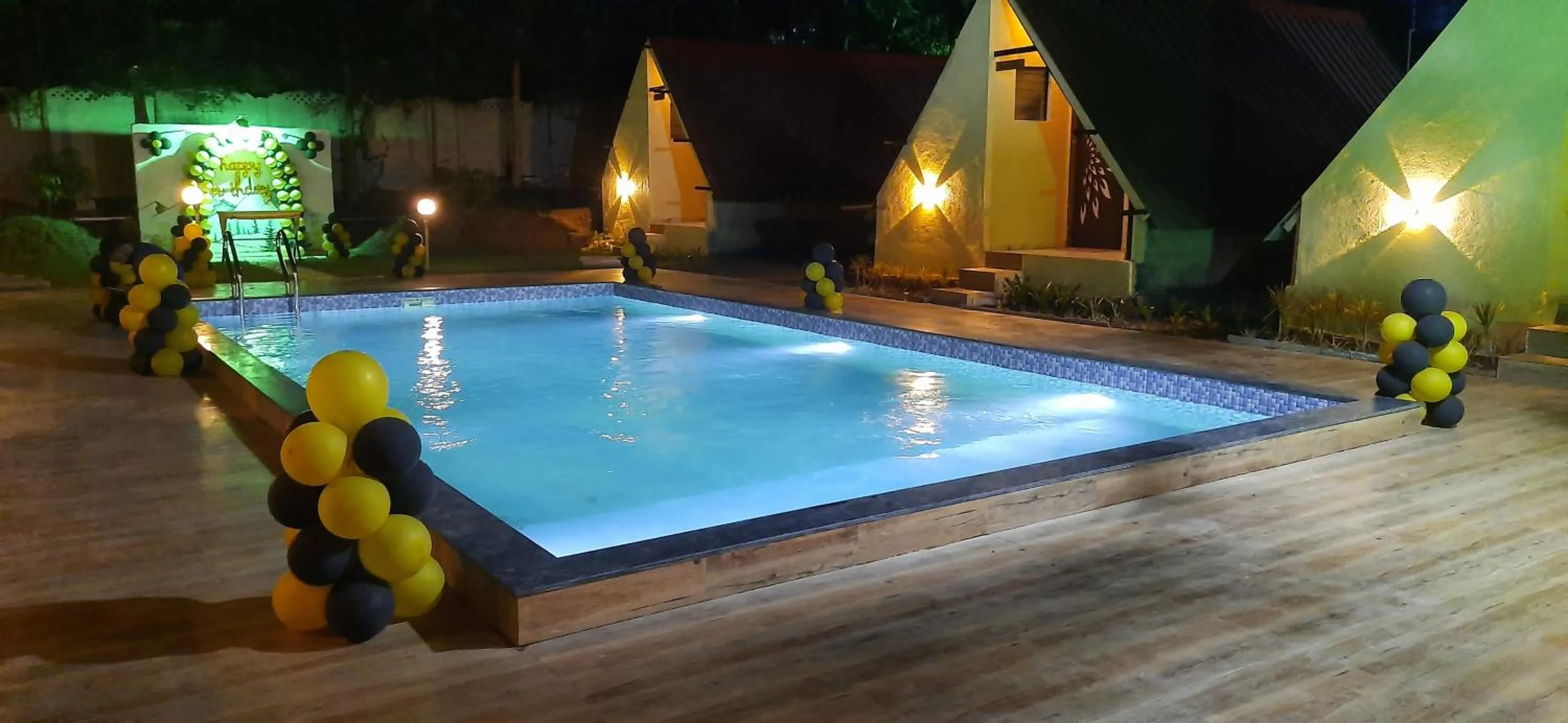 Pool view in Green Orchid Resort And Farm