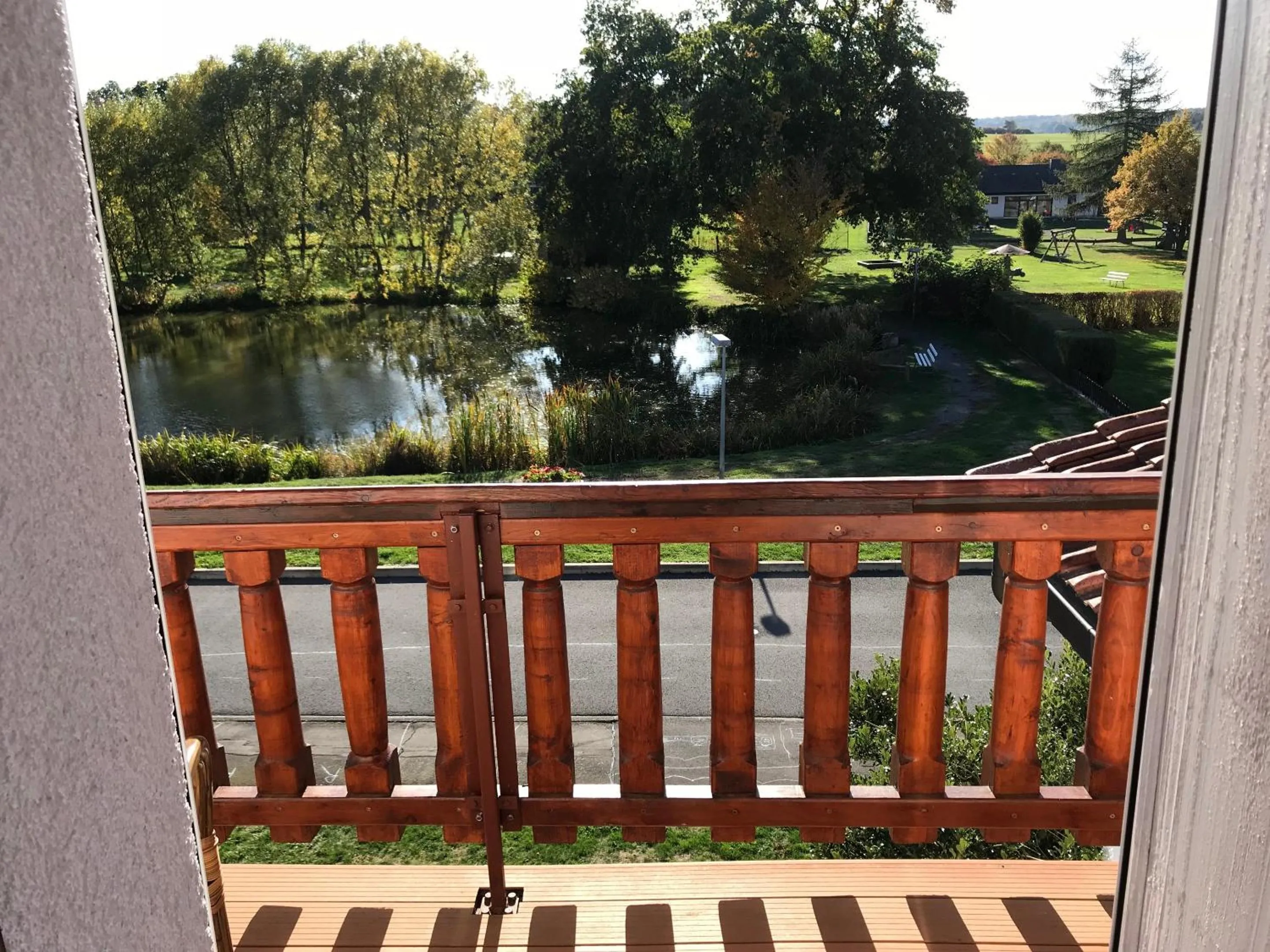 Balcony/Terrace in Hotel Wettlaufer - 3 Sterne S - sky -