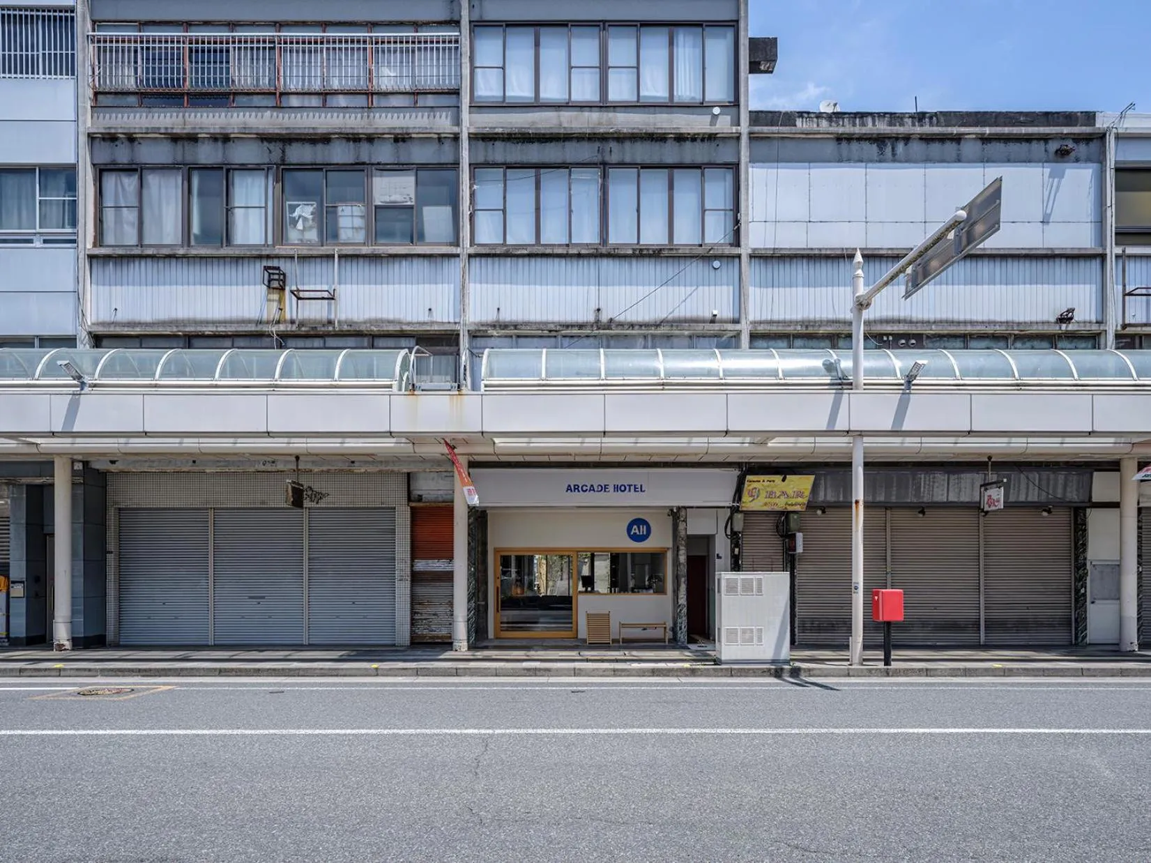 Property building in Arcade Hotel