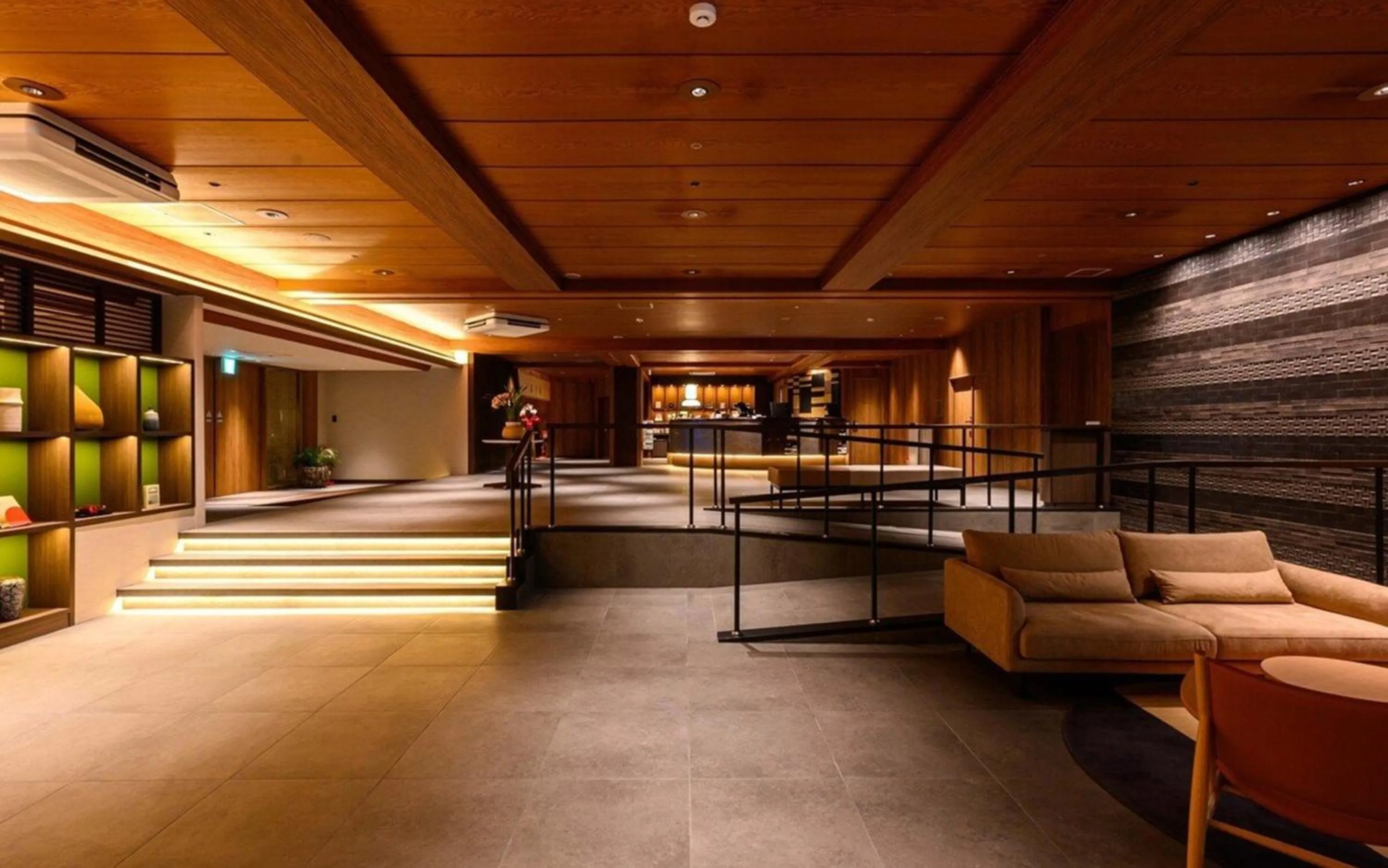 Lobby or reception in Sansuikan Kawayu Midoriya