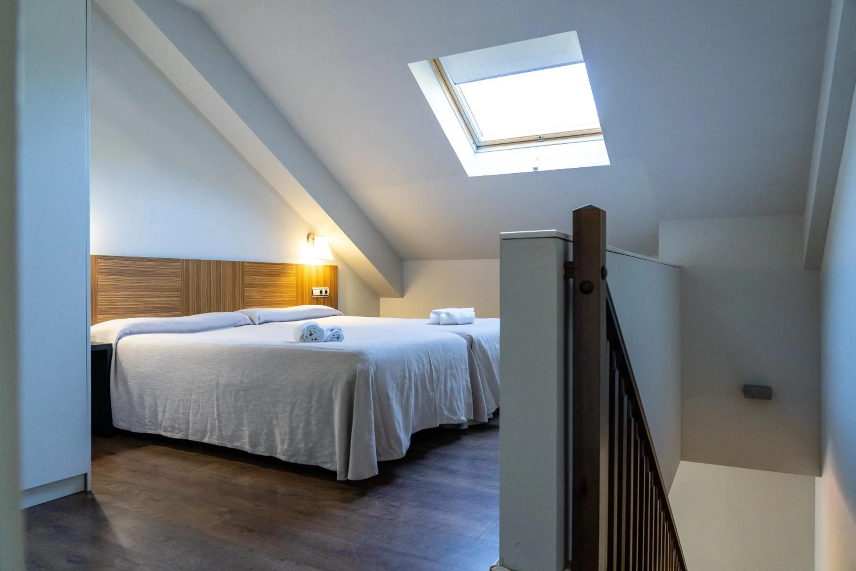 Bedroom, Bed in Hotel y Apartamentos SNÖ Isaba