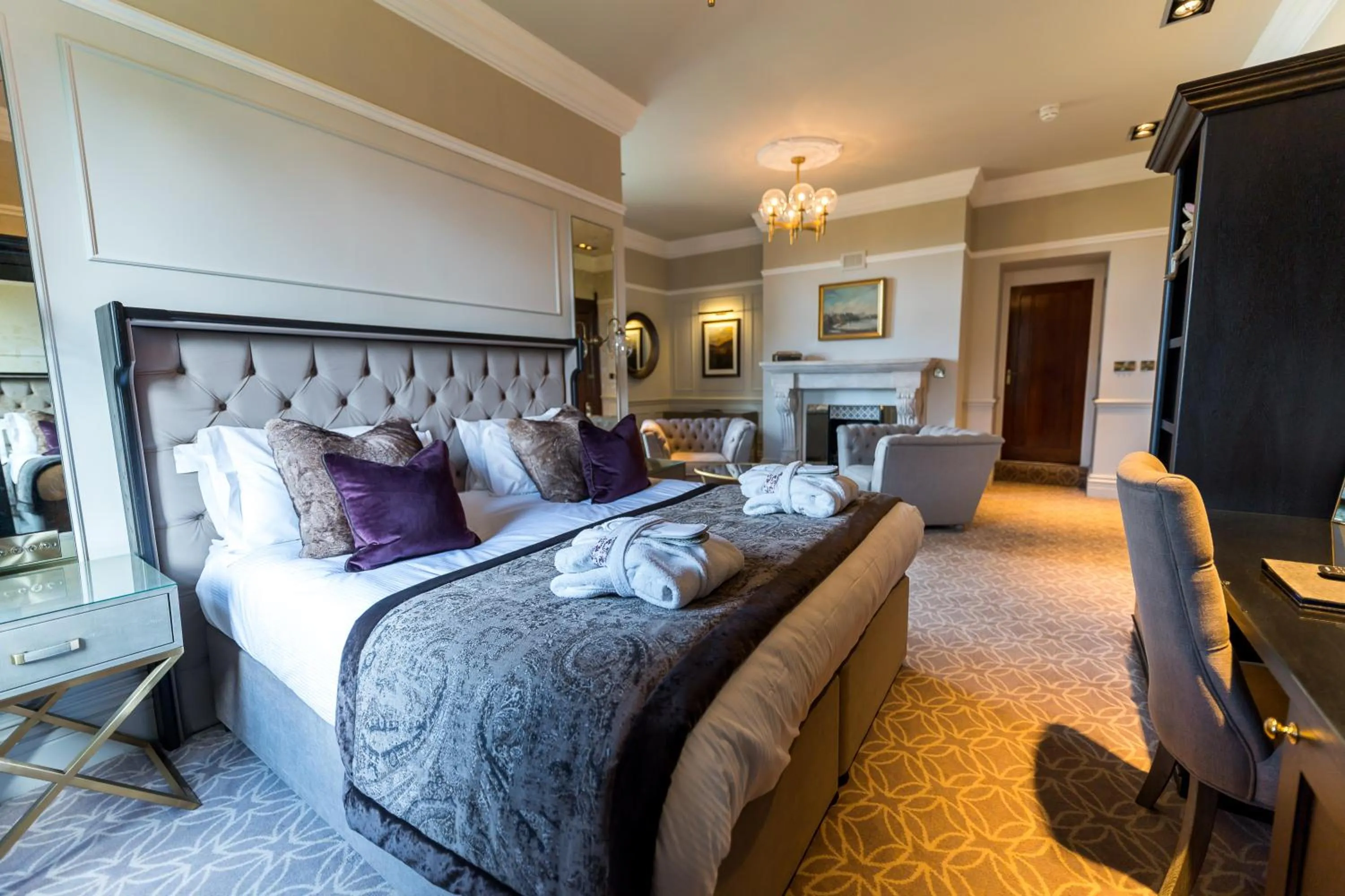 Bed in Armathwaite Hall Hotel & Spa