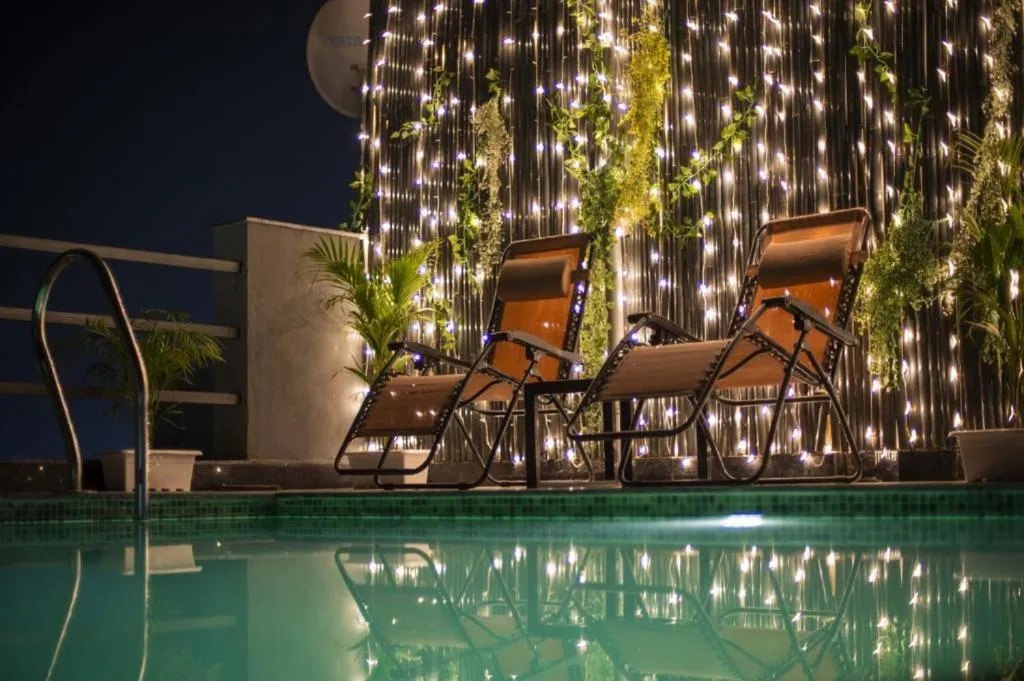 Seating area in Gulmohar Mansion - A Boutique Stay