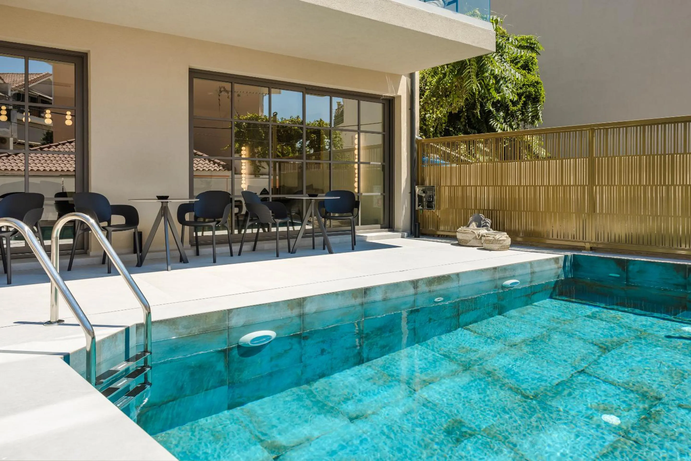 Balcony/Terrace in G Boutique Hotel Kefalonia