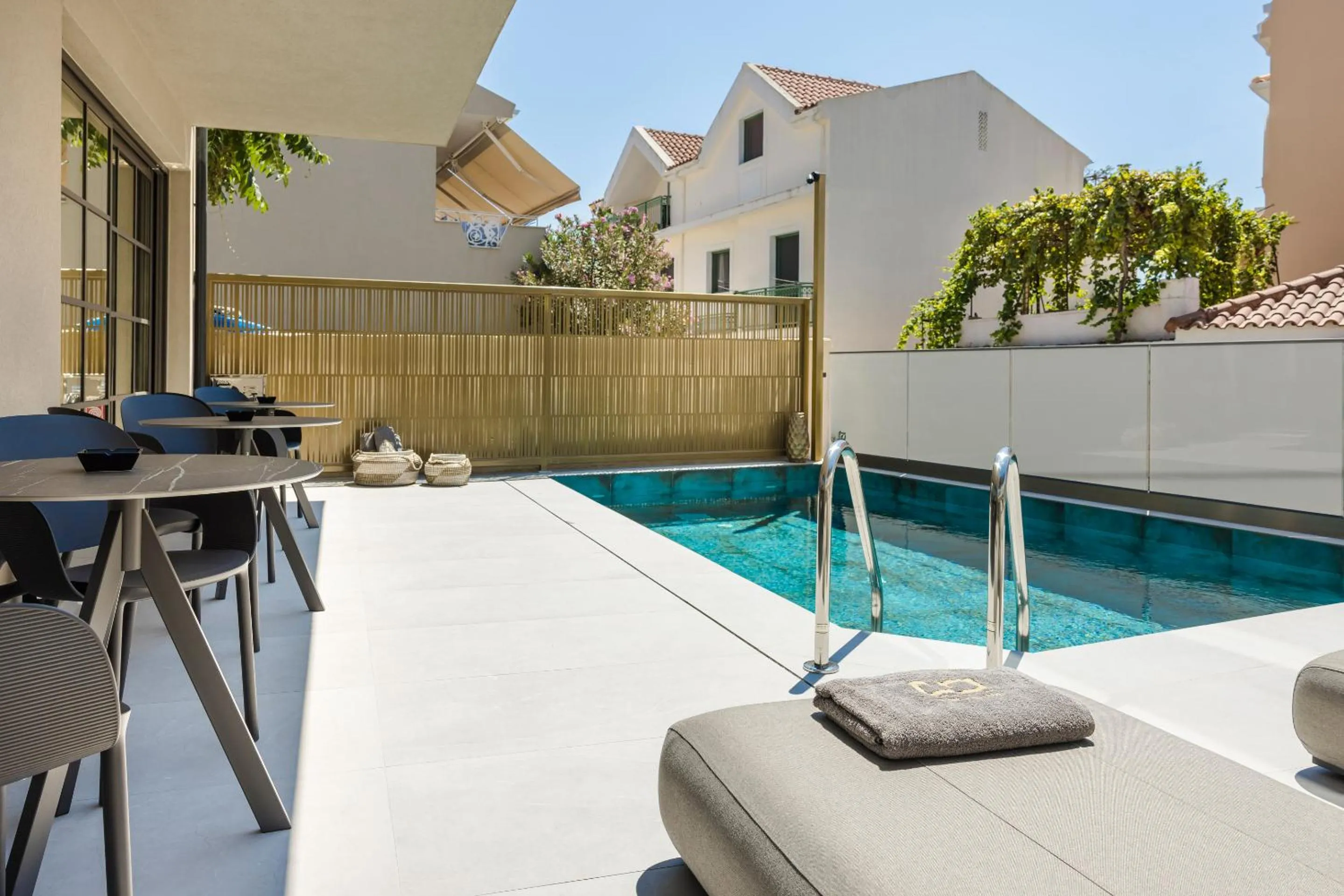 Balcony/Terrace in G Boutique Hotel Kefalonia