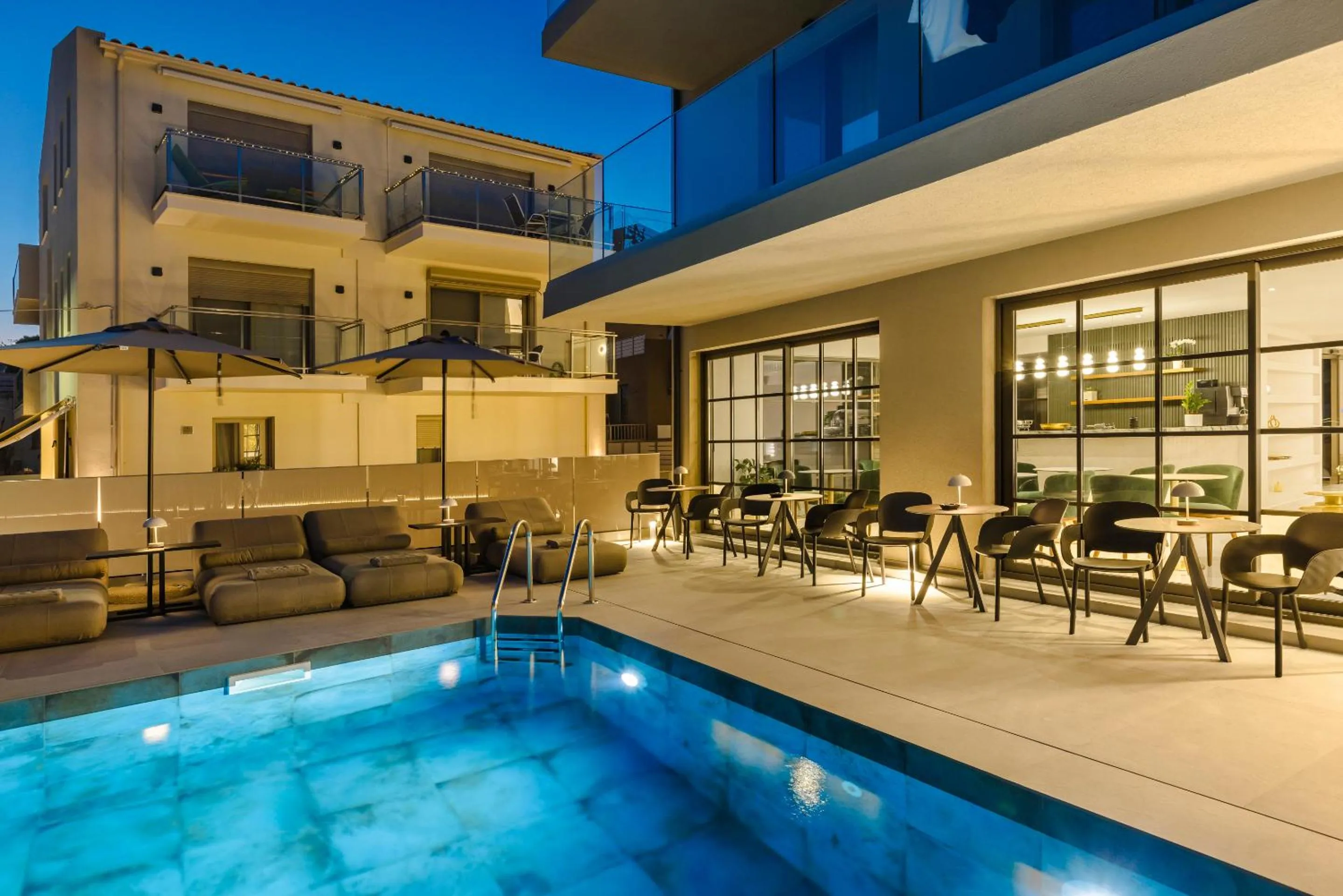 Balcony/Terrace in G Boutique Hotel Kefalonia