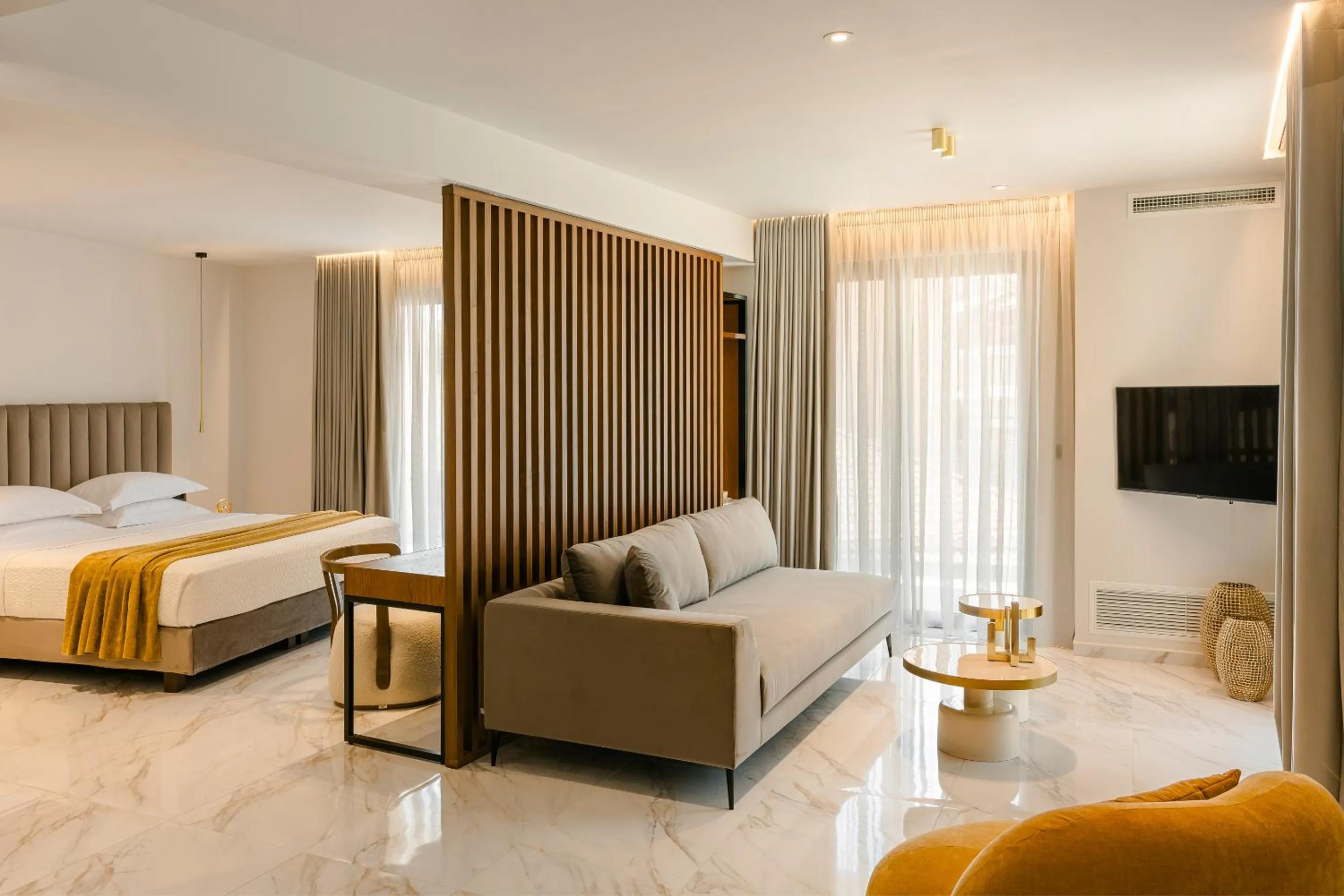 Bedroom, Bed in G Boutique Hotel Kefalonia