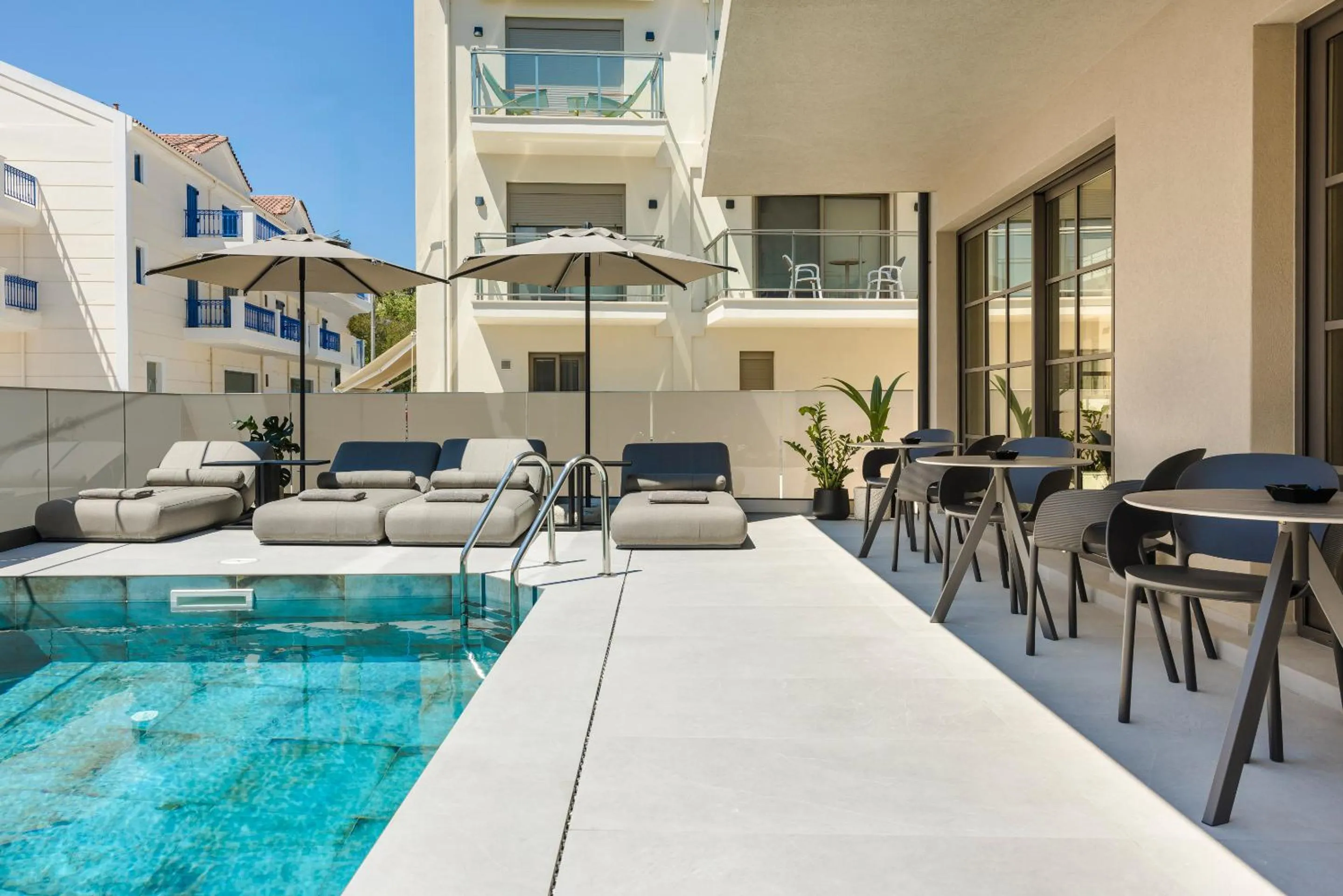 Balcony/Terrace in G Boutique Hotel Kefalonia