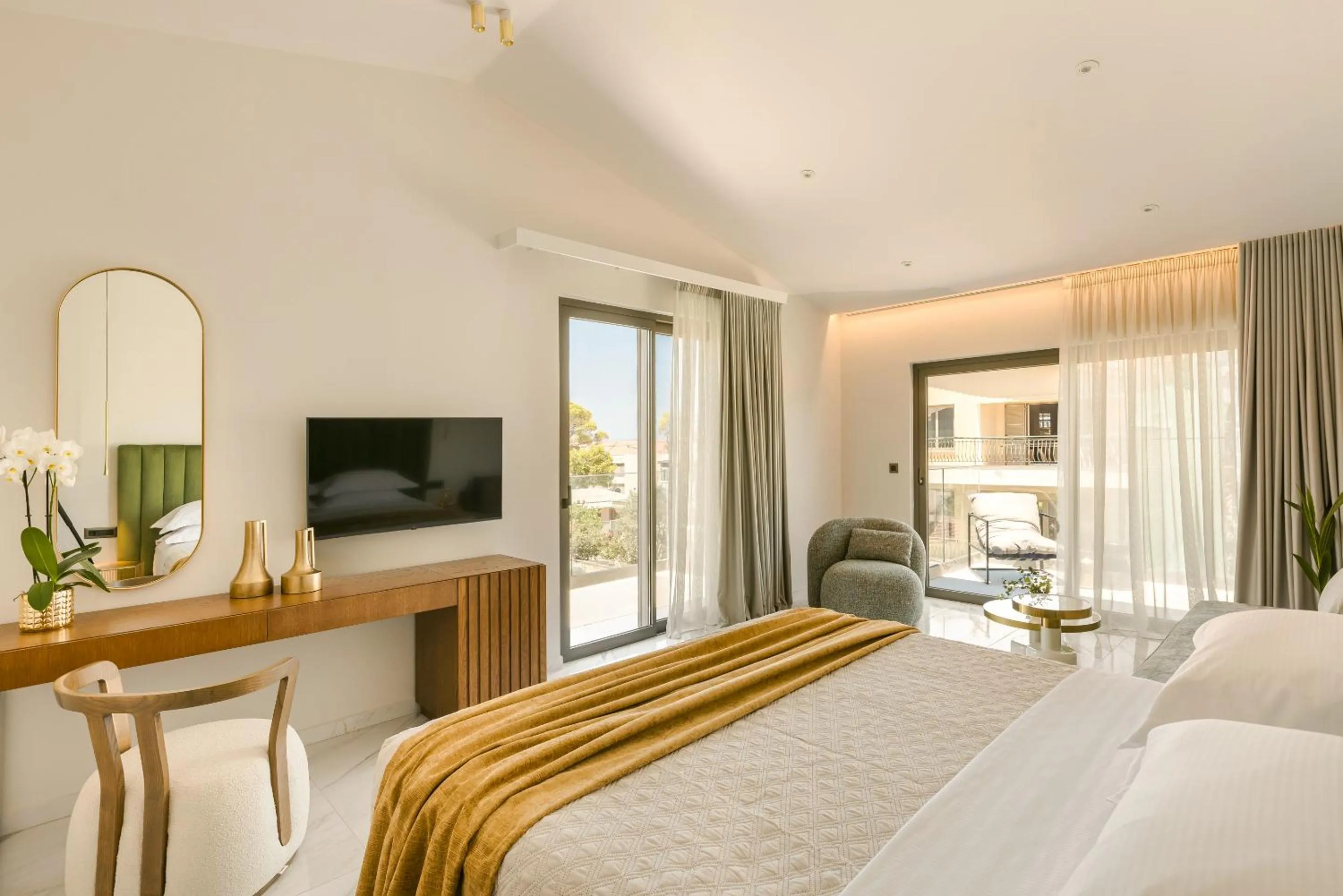 Bedroom, Bed in G Boutique Hotel Kefalonia