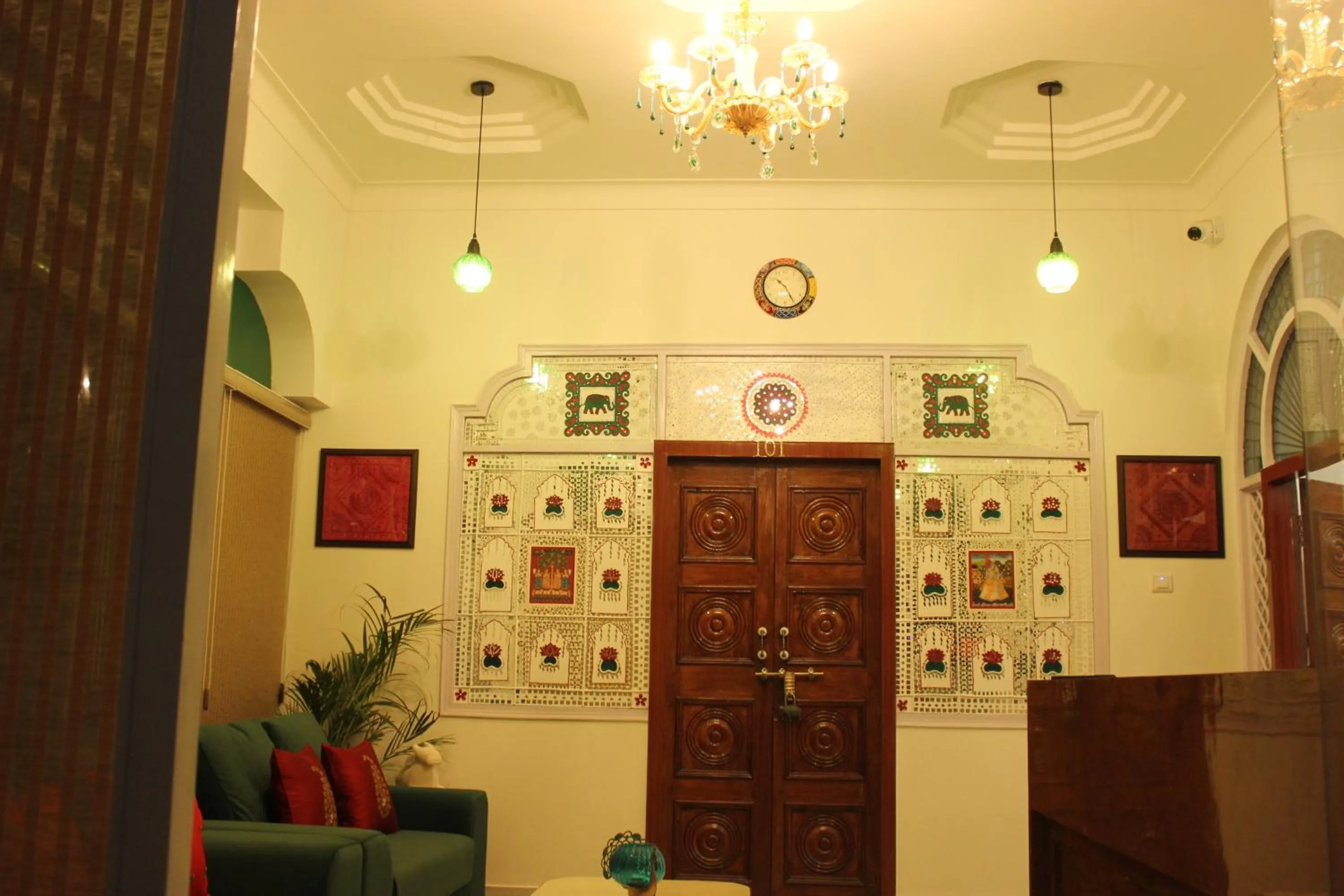 Living room in The Nandi International Boutique Stay