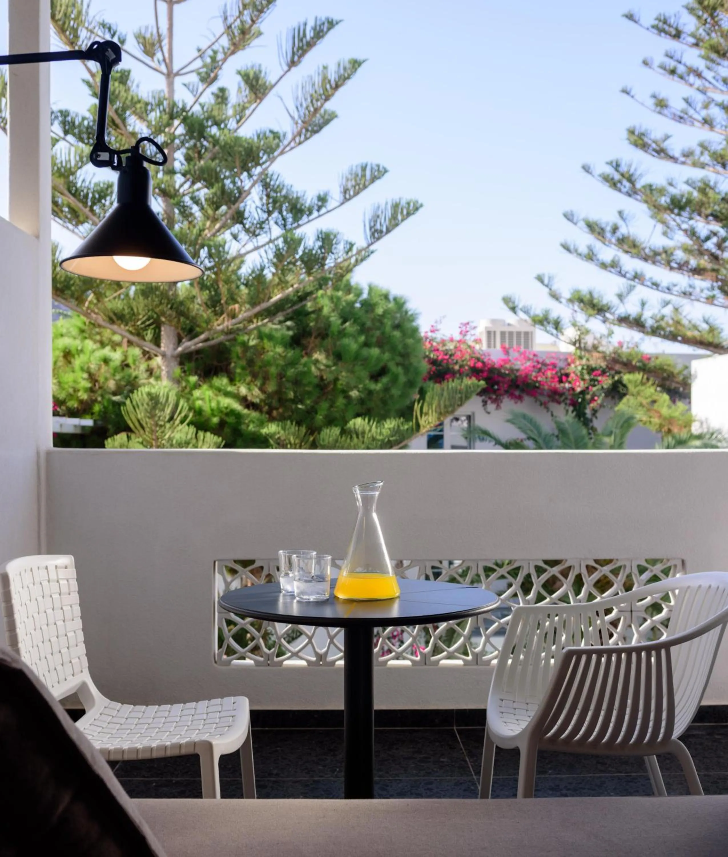 Balcony/Terrace in Afroditi Venus Beach Resort