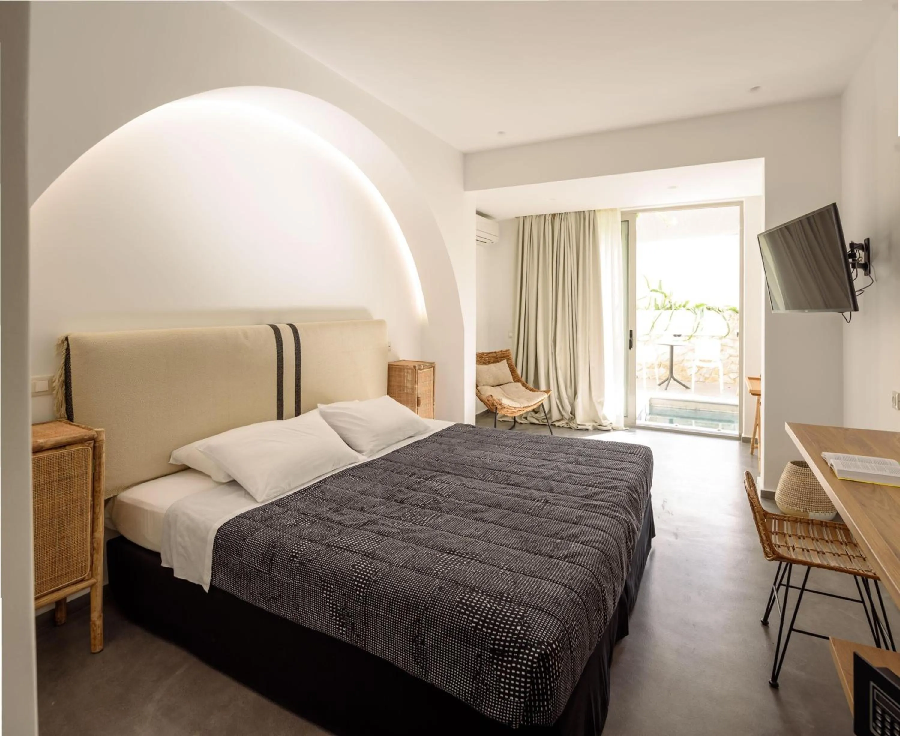 Photo of the whole room, Bed in Afroditi Venus Beach Resort