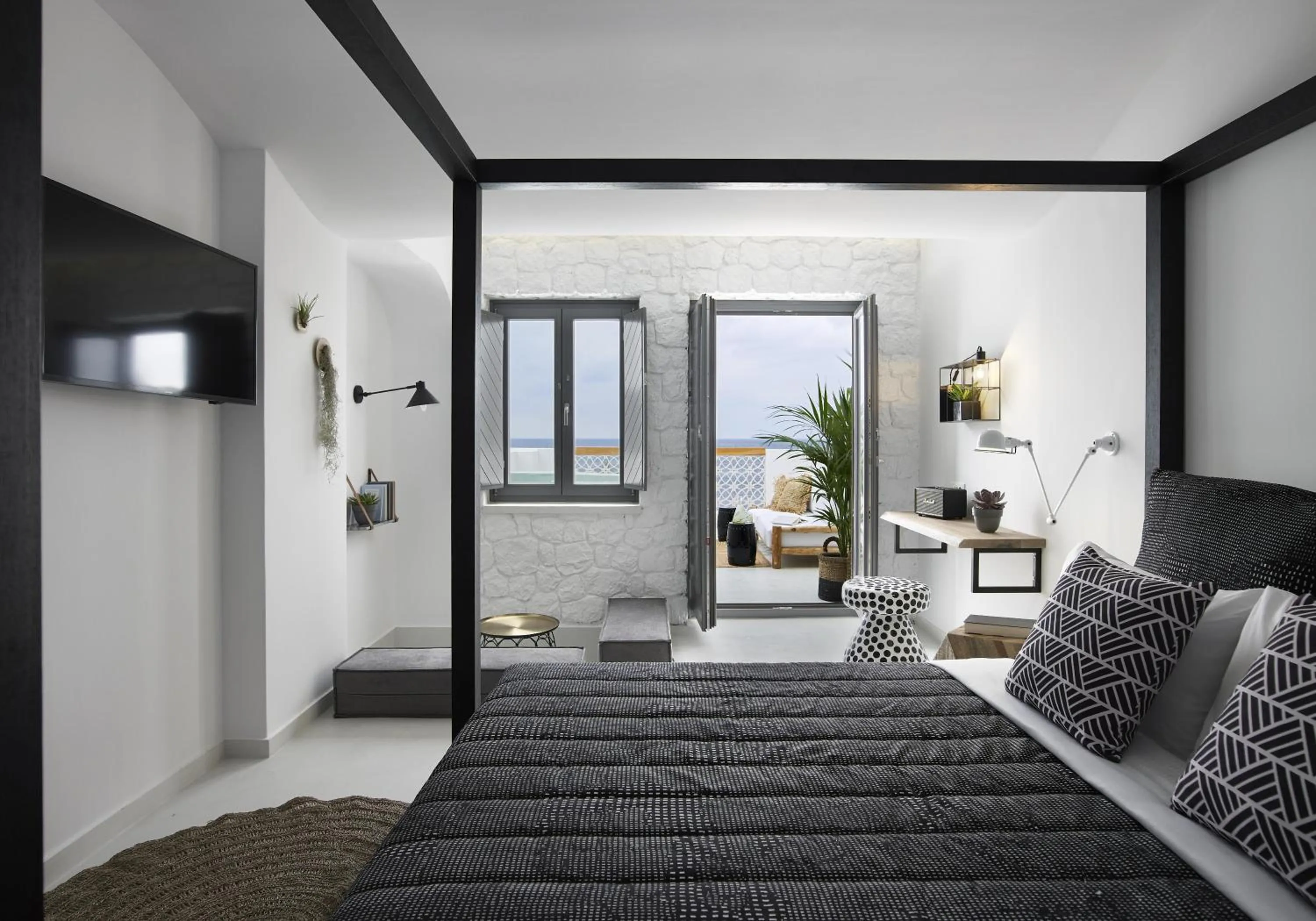 Photo of the whole room, Bed in Afroditi Venus Beach Resort