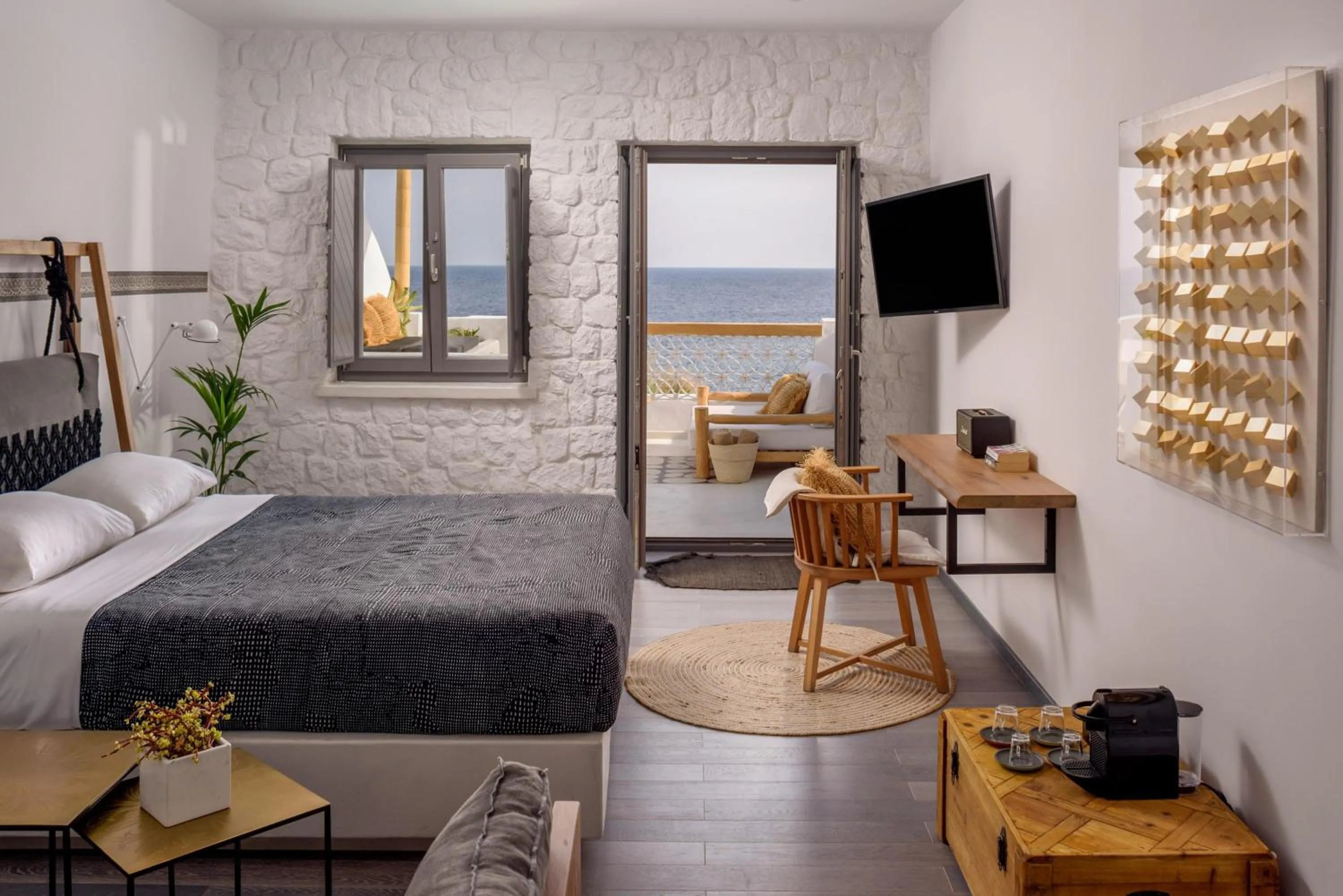 Photo of the whole room, Bed in Afroditi Venus Beach Resort