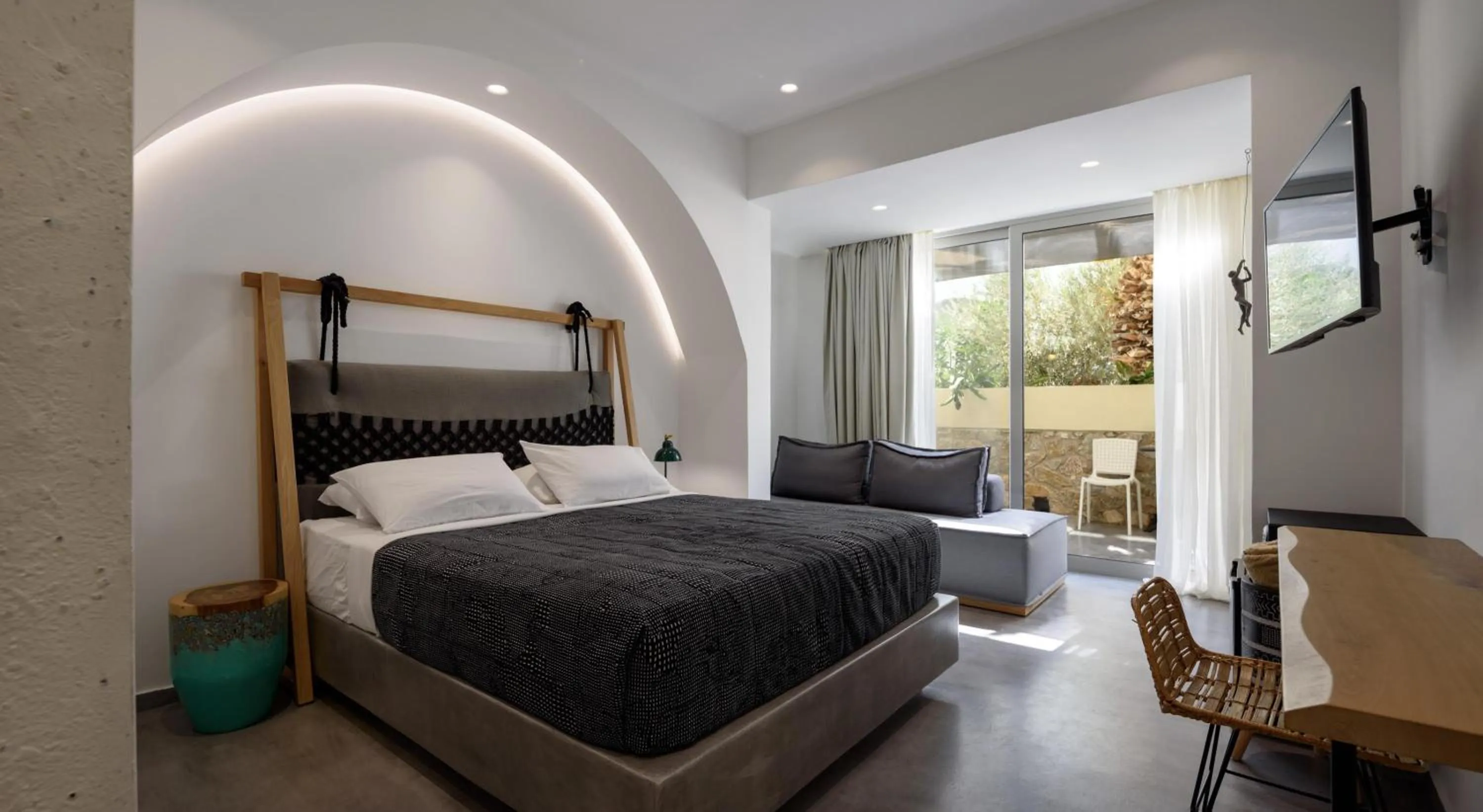 Photo of the whole room, Bed in Afroditi Venus Beach Resort