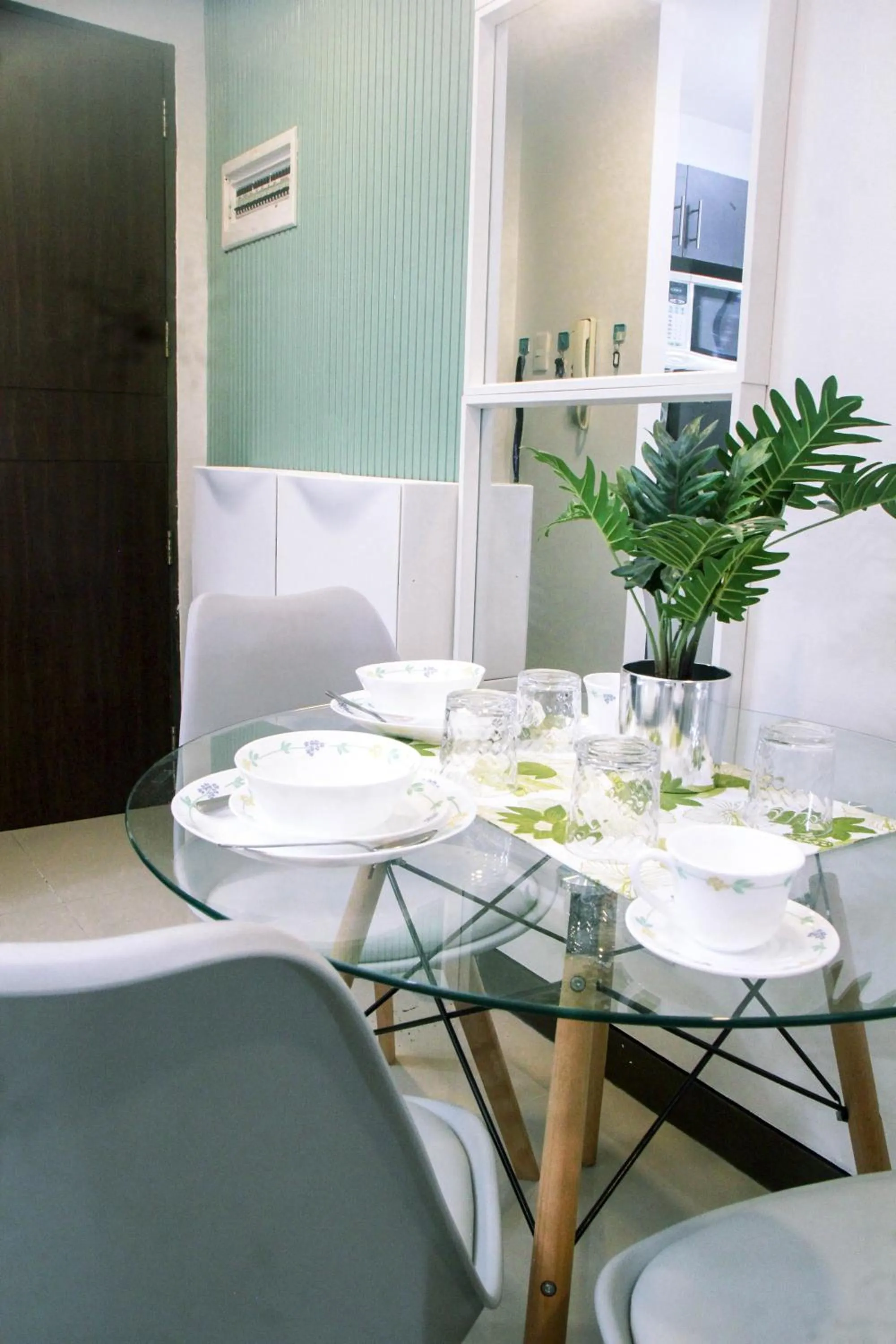 Dining area in Cozy Pad in Cubao