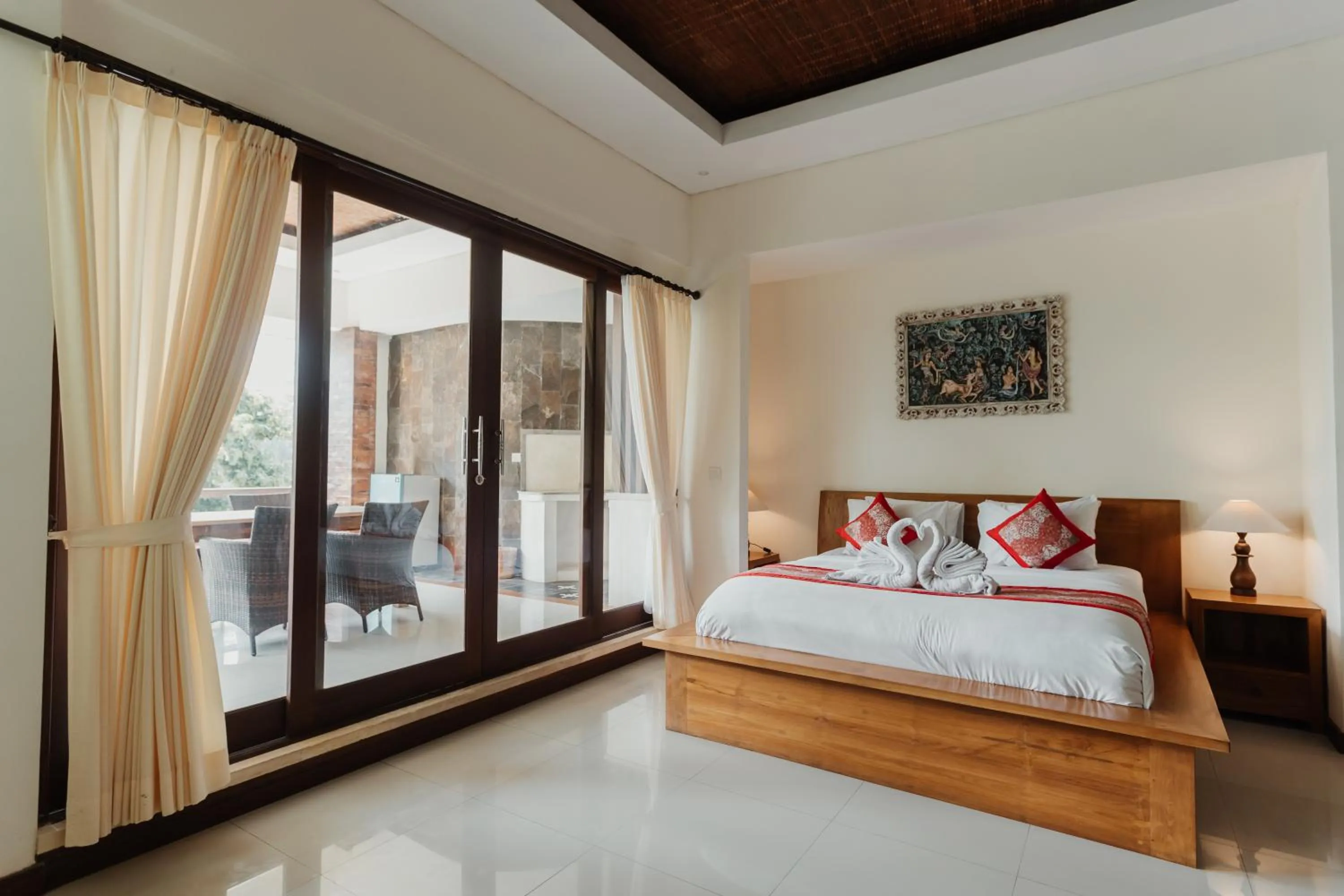 Bed in The Iyang Ubud