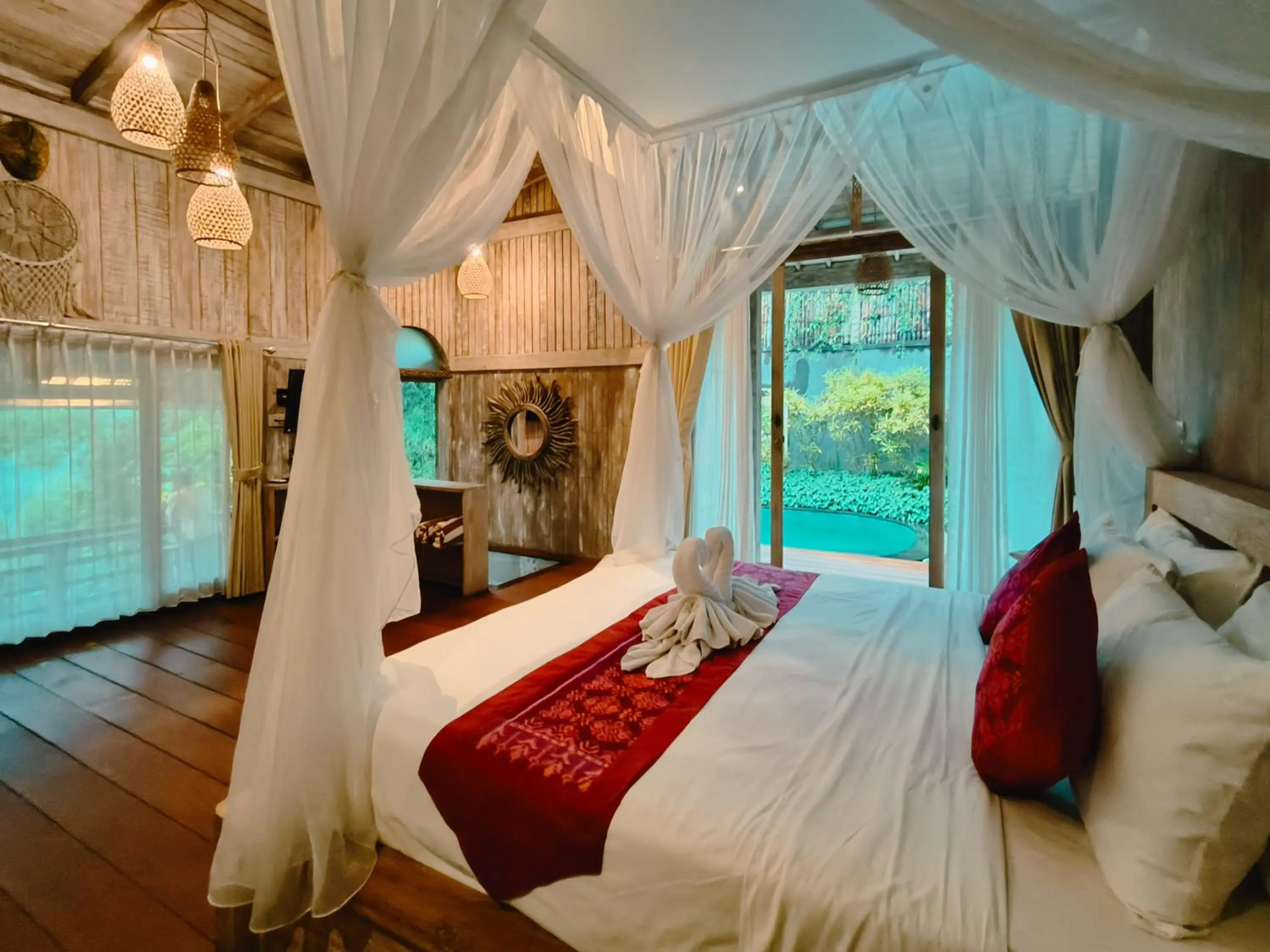 Bed in The Iyang Ubud