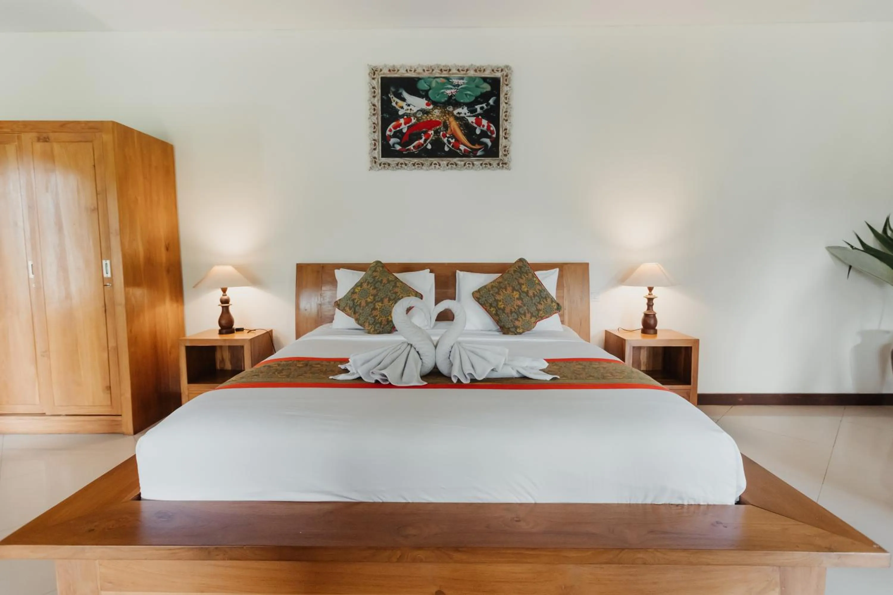 Bed in The Iyang Ubud