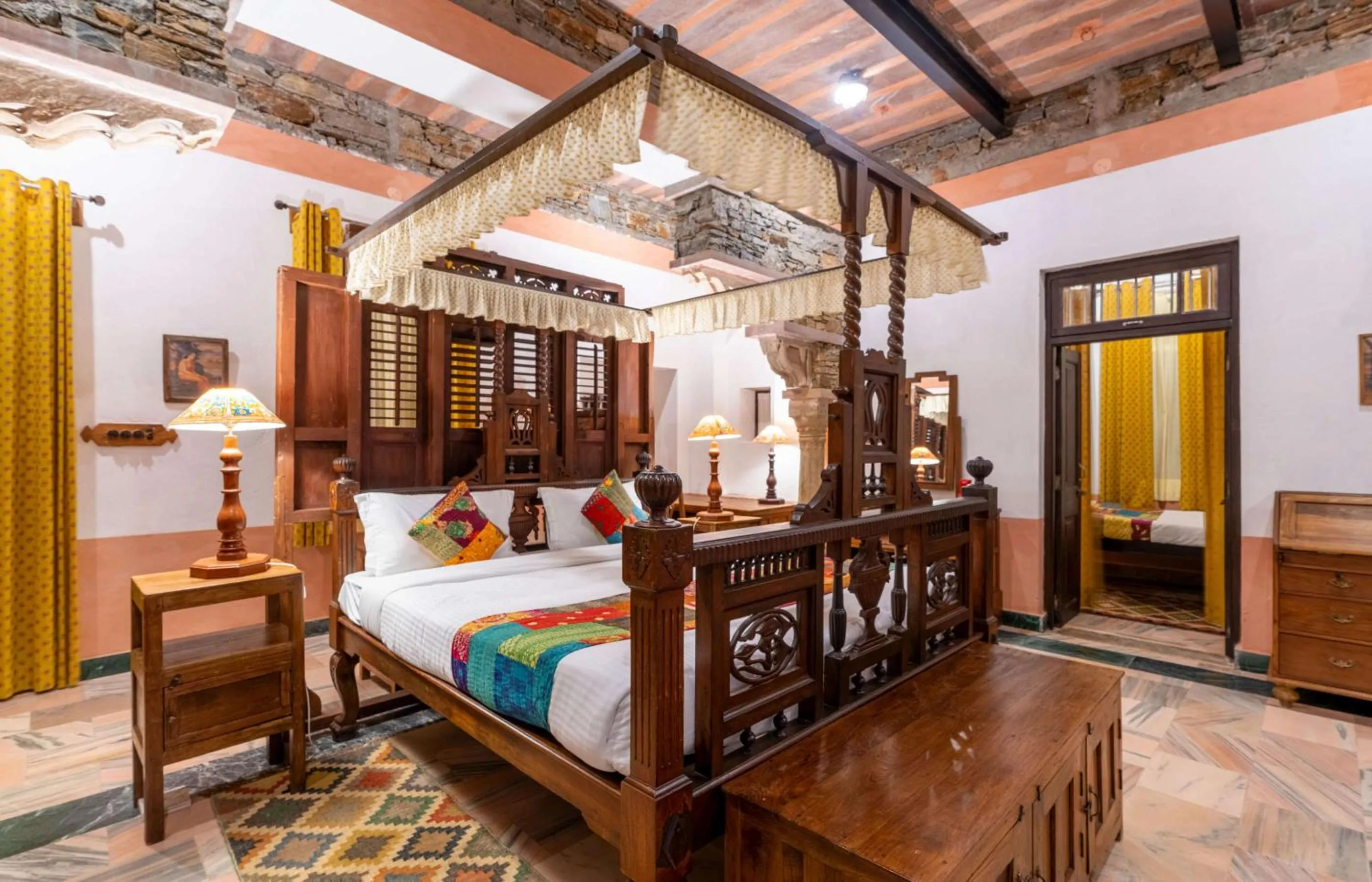 Photo of the whole room, Bed in Shrisiddhpuram