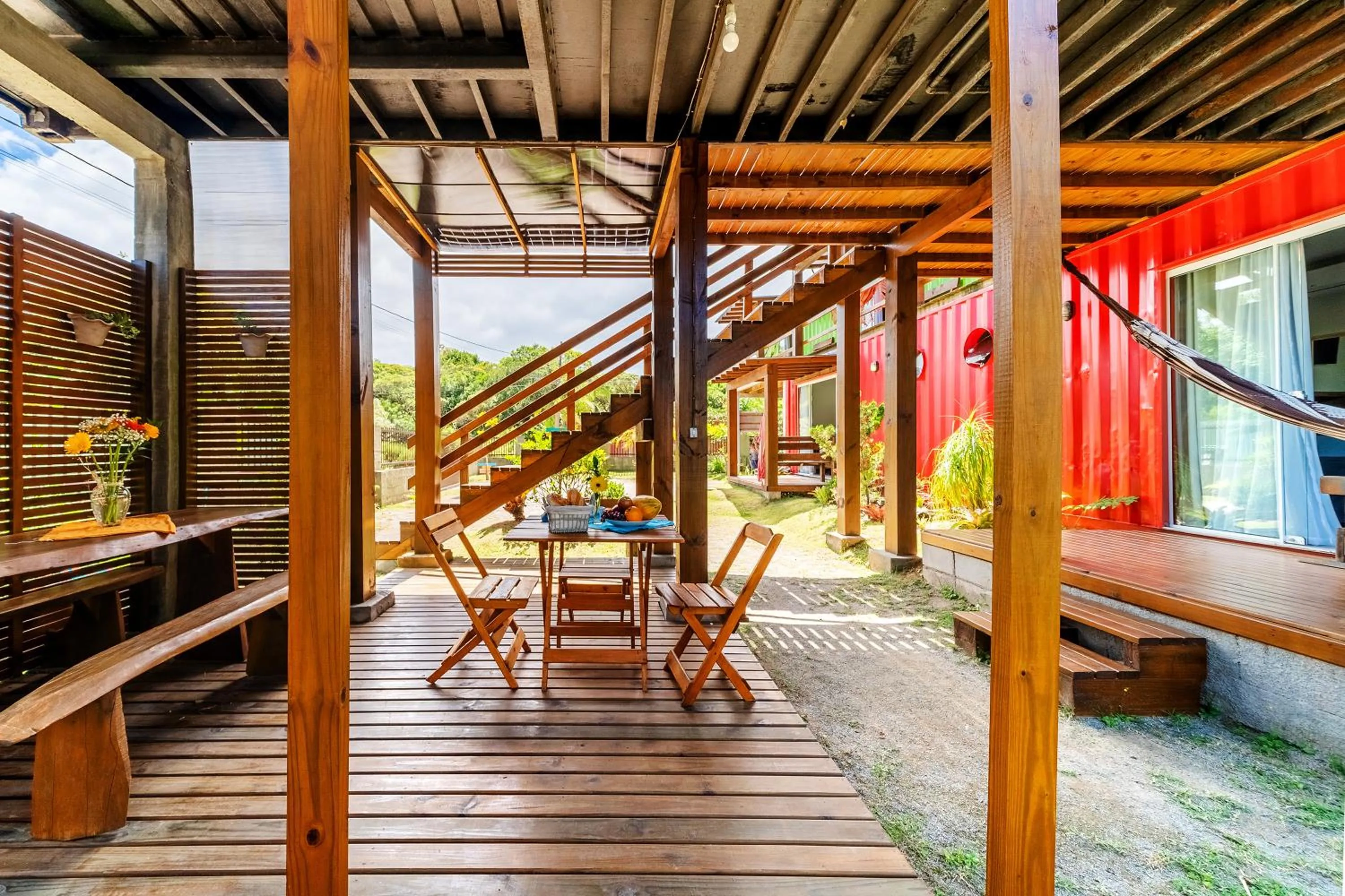 Garden in Pousada Container Eco Guarda