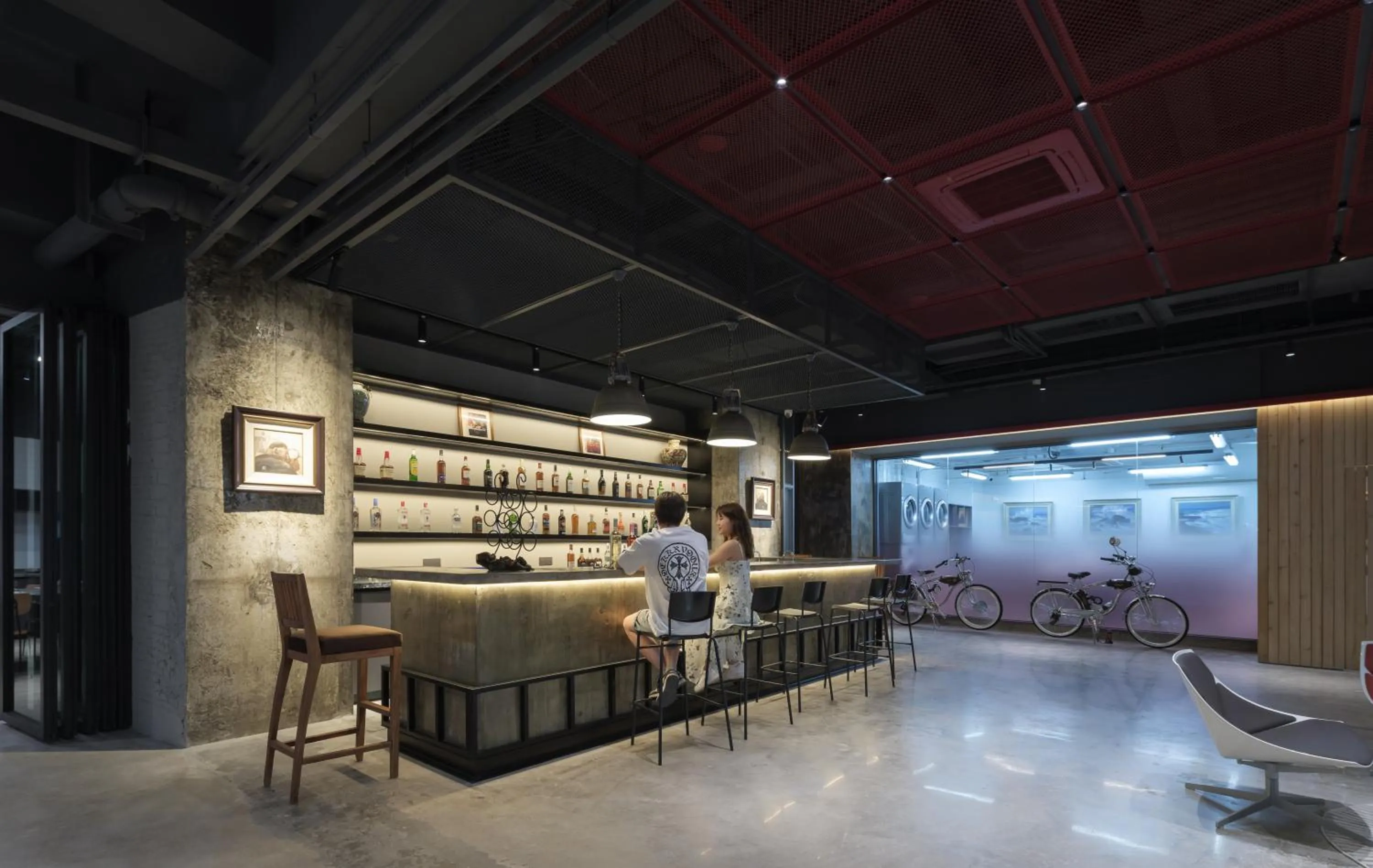 Lounge or bar in Shanghai T Plus Hotel Residence