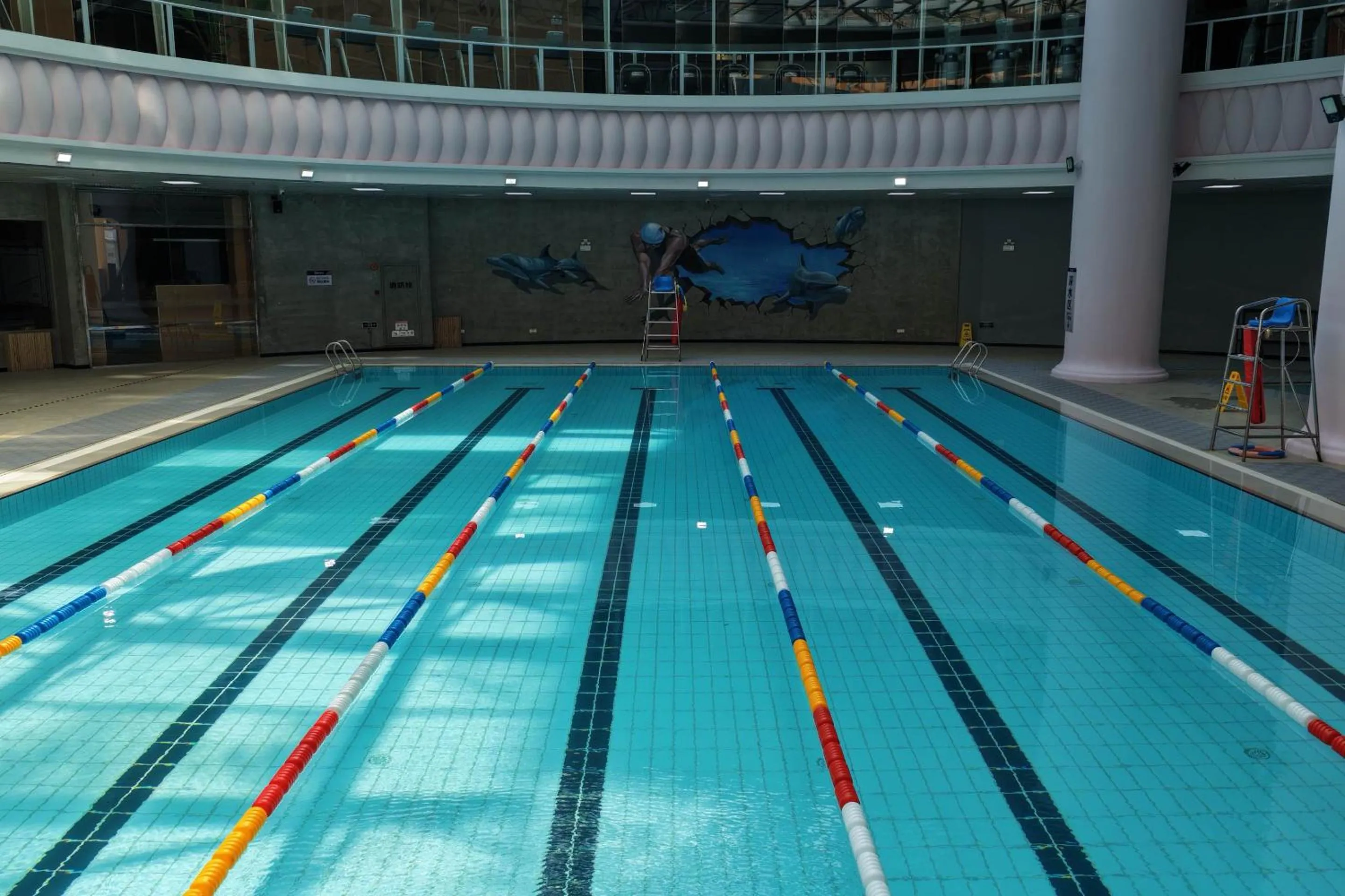 Swimming pool in Shanghai T Plus Hotel Residence