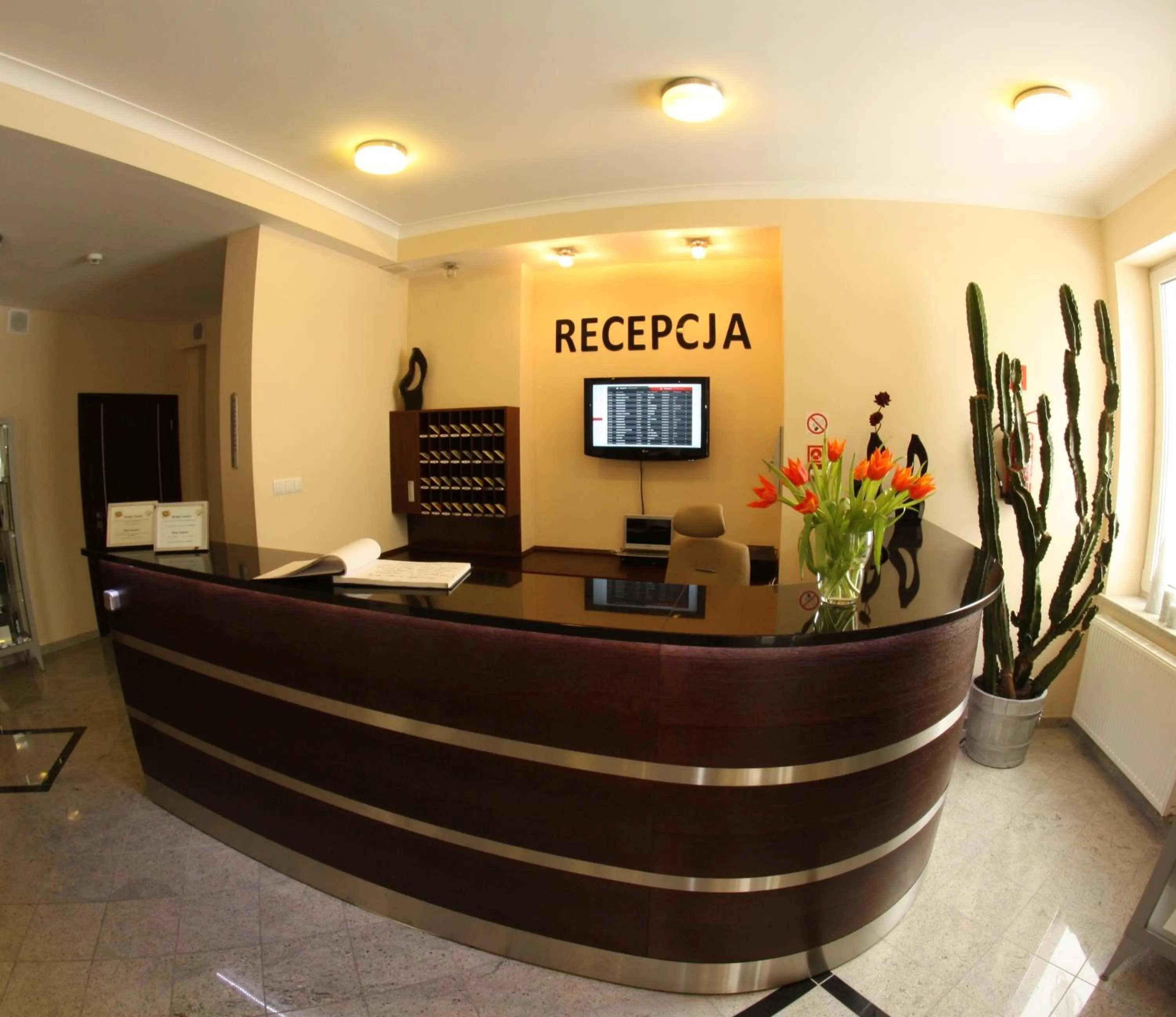 Lobby or reception in Hotel Kosmonauty Wrocław-Airport