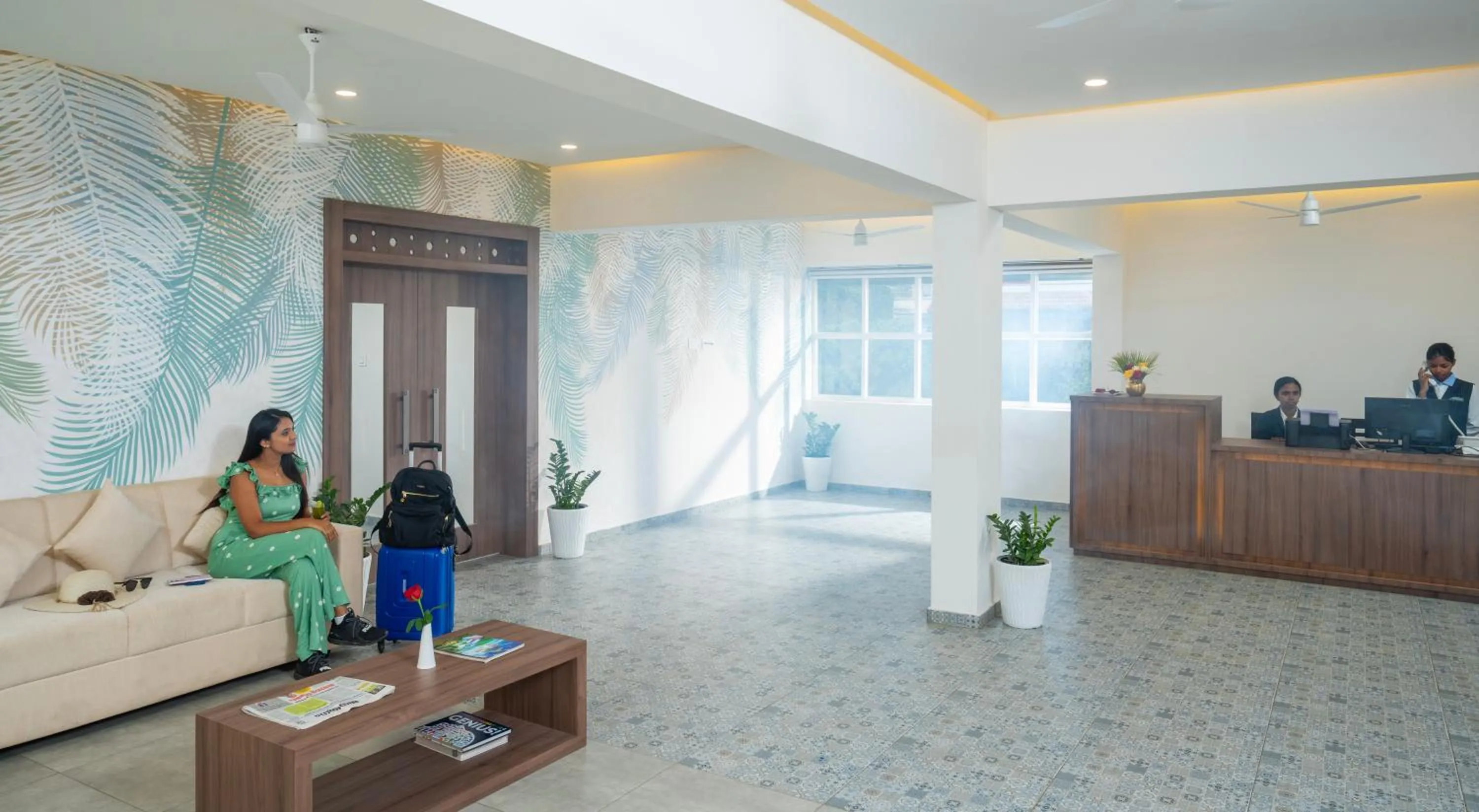 Lobby or reception in Green Tea Hotels