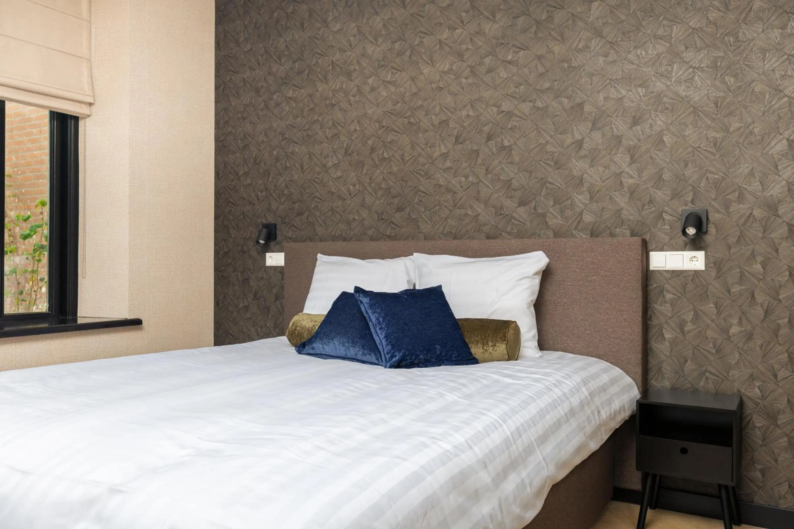 Bed in Hotel Twenty-Three Amsterdam Airport