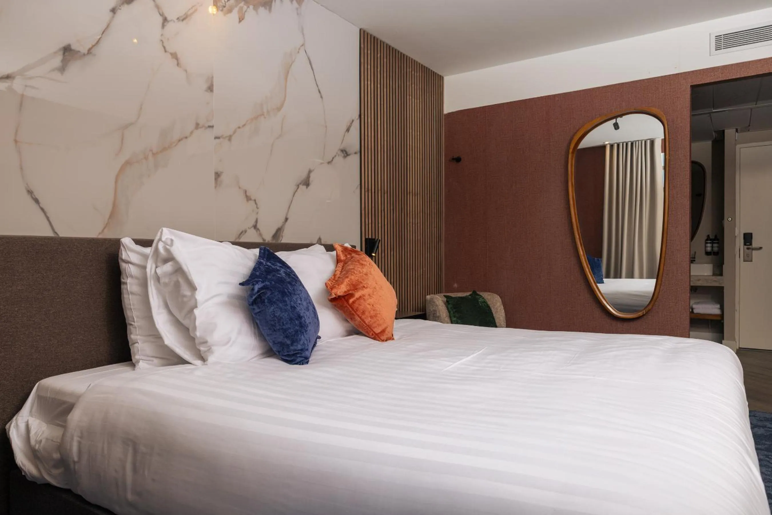 Bed in Hotel Twenty-Three Amsterdam Airport