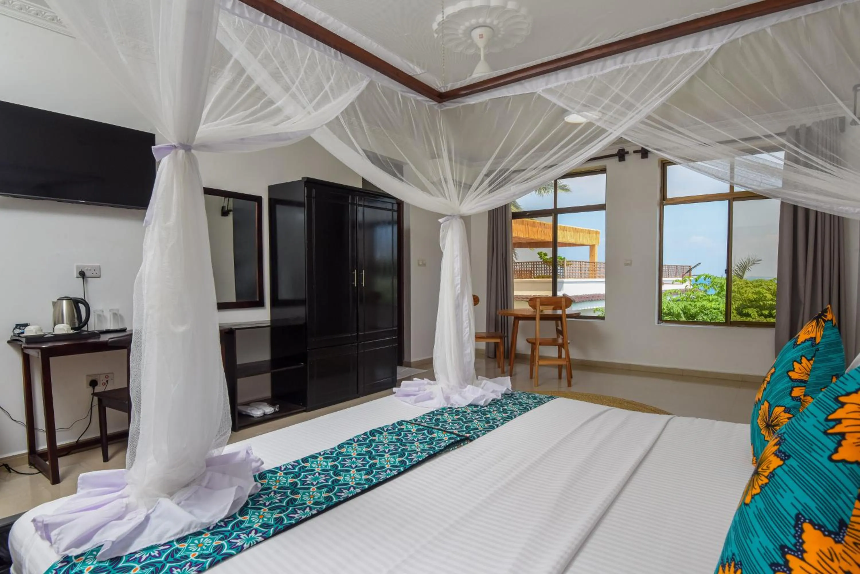 Bed in Zanzibar View Hotel