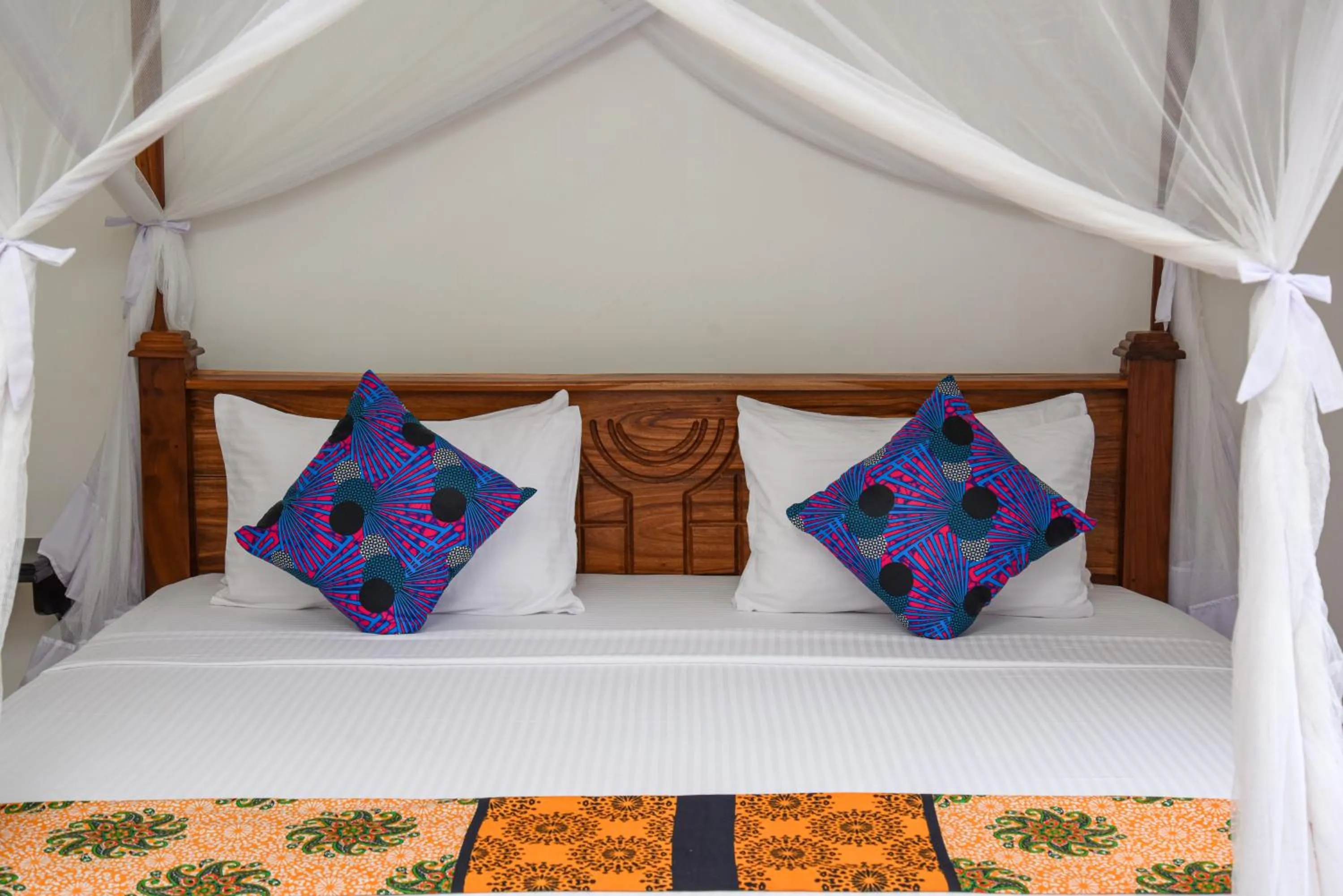 Bed in Zanzibar View Hotel