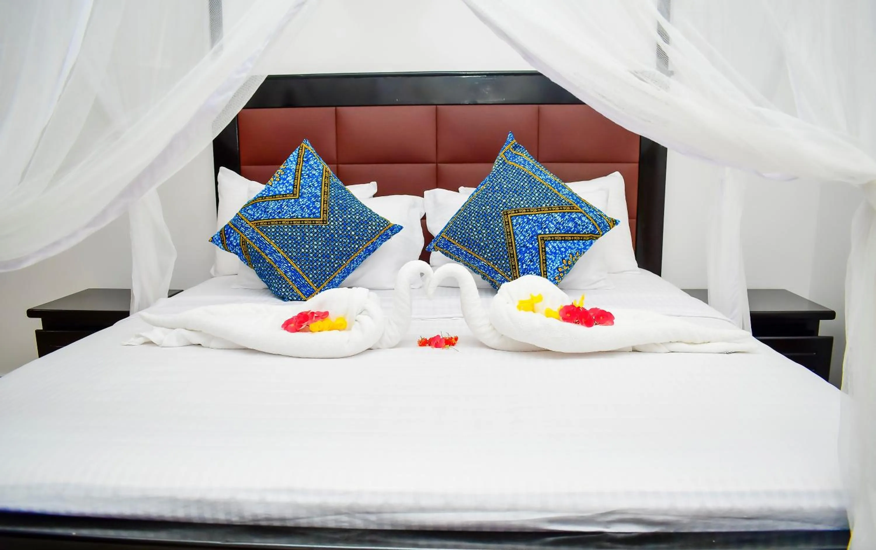 Bed in Zanzibar View Hotel