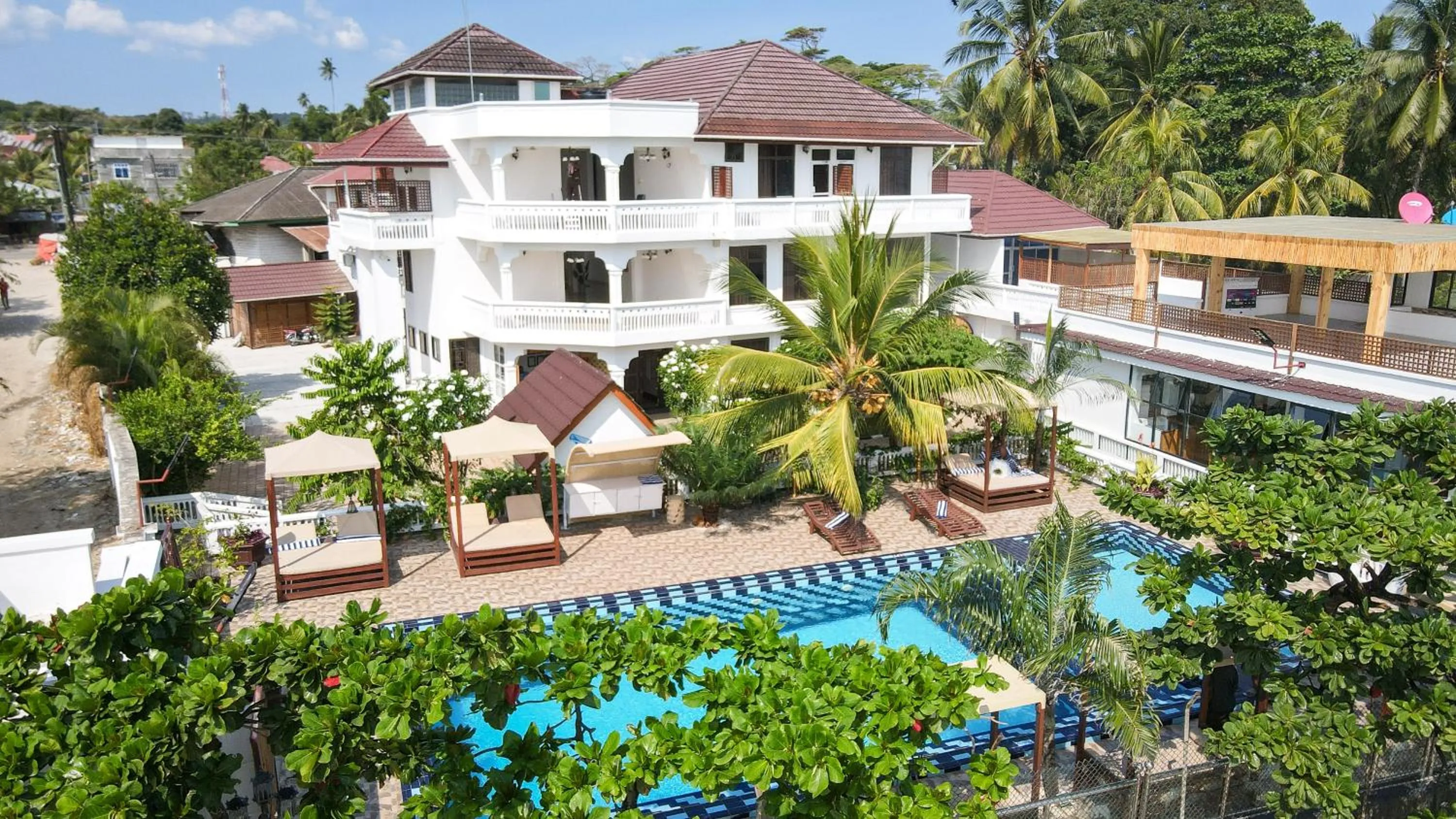 Property building in Zanzibar View Hotel
