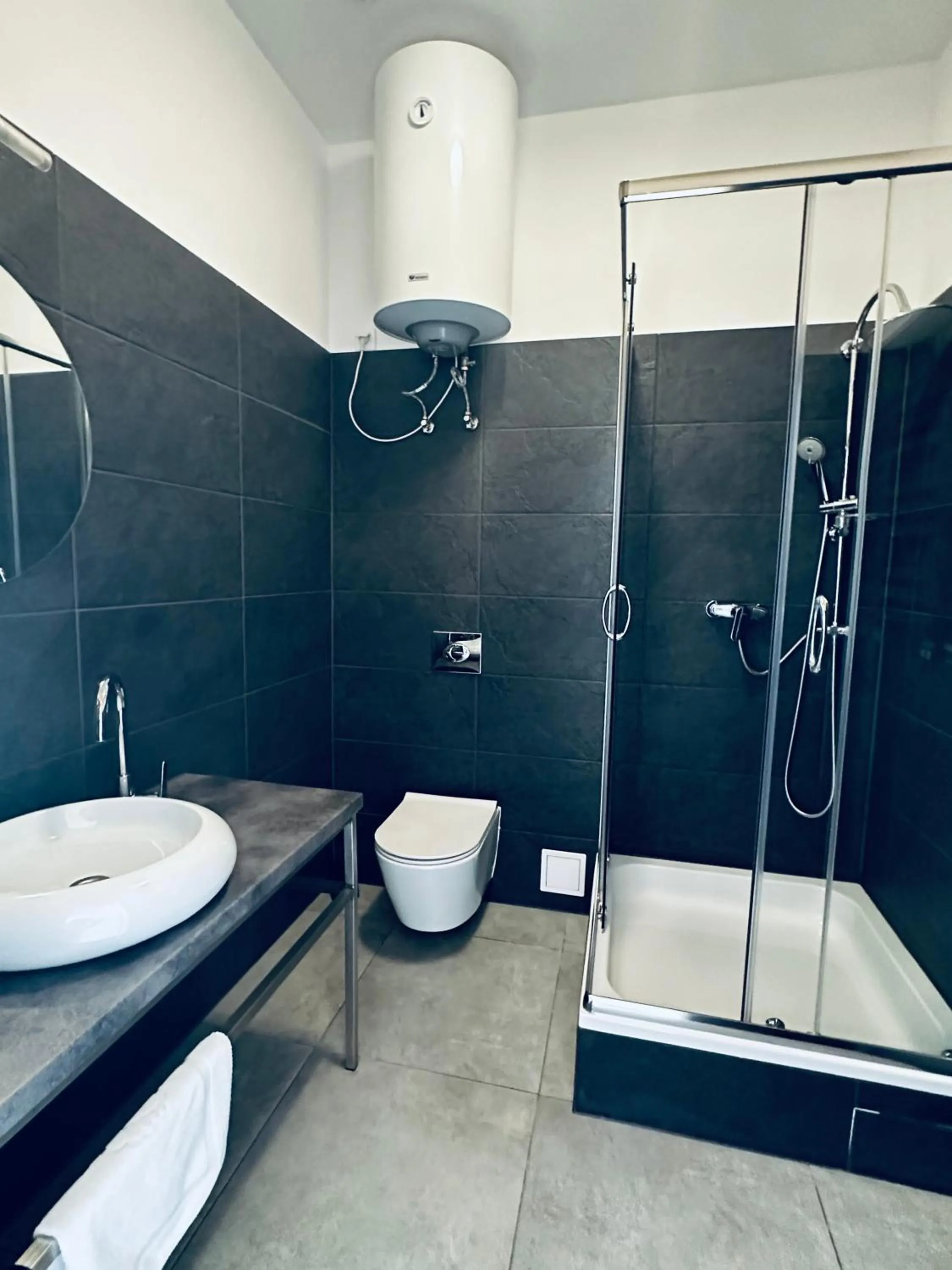 Shower in Albergo KOLODZIEJ