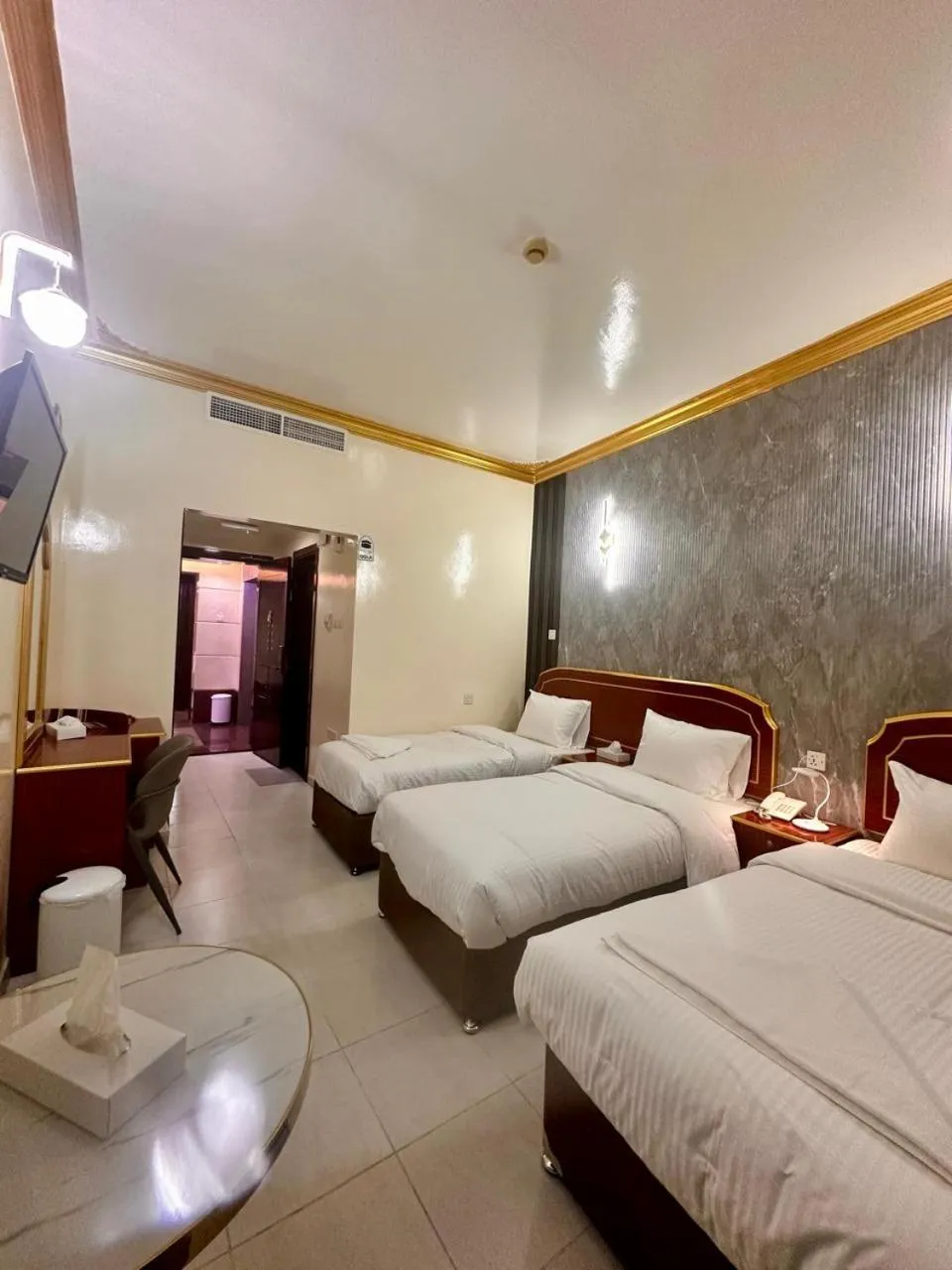 Bed in Galaxy Star Hotel