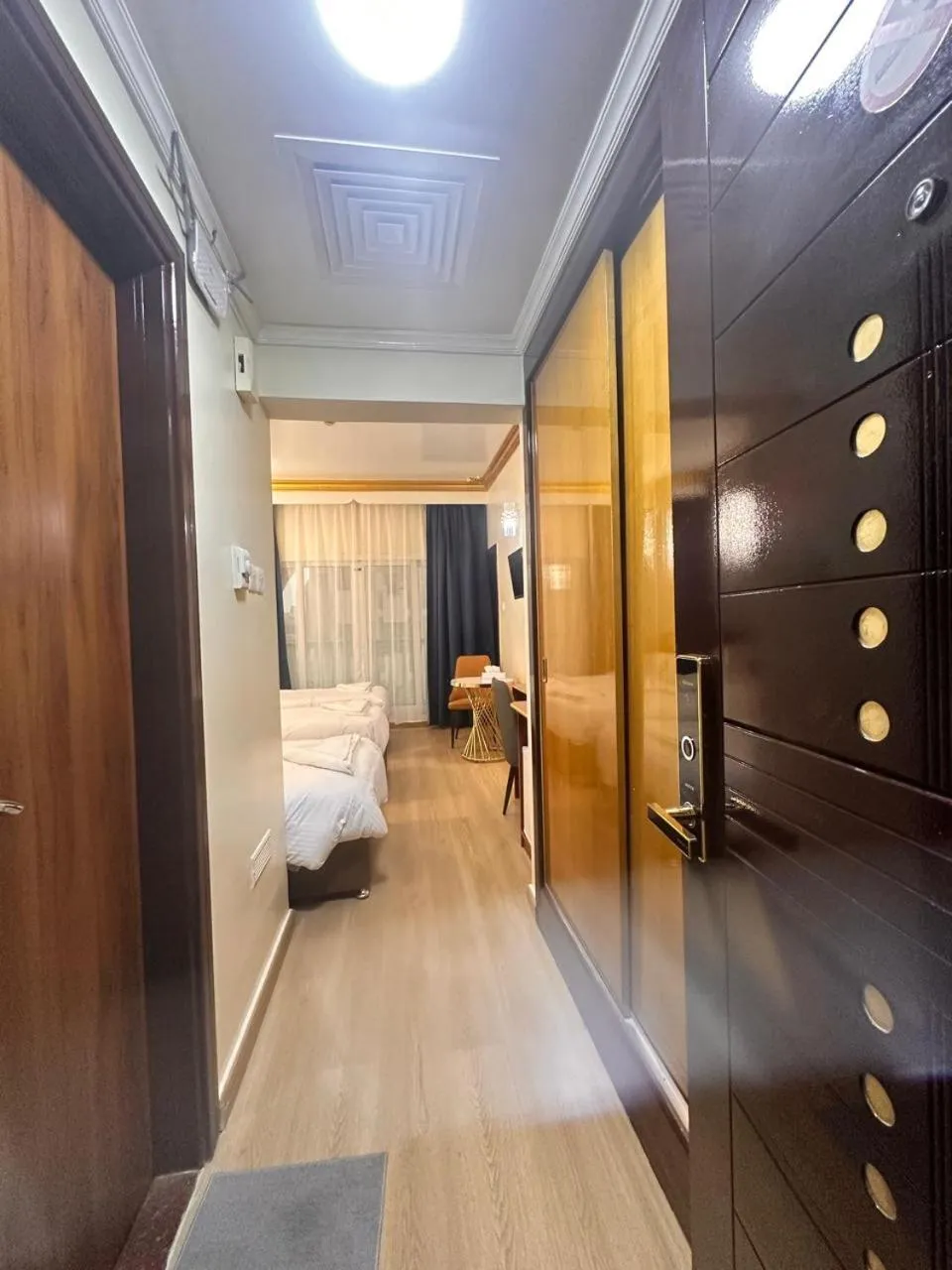 Bed in Galaxy Star Hotel